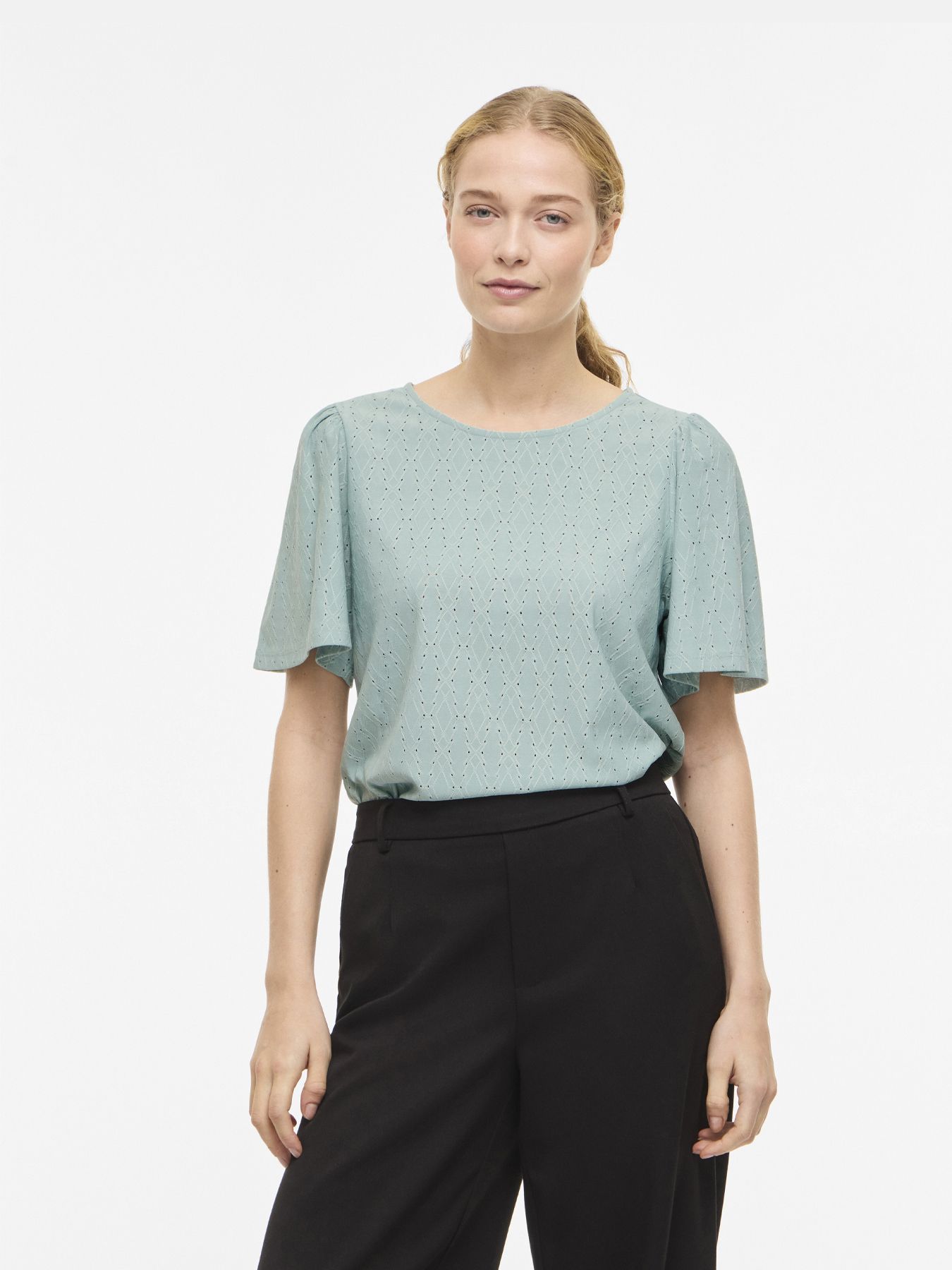 VIBELLI O-NECK S/S TOP - NOOS