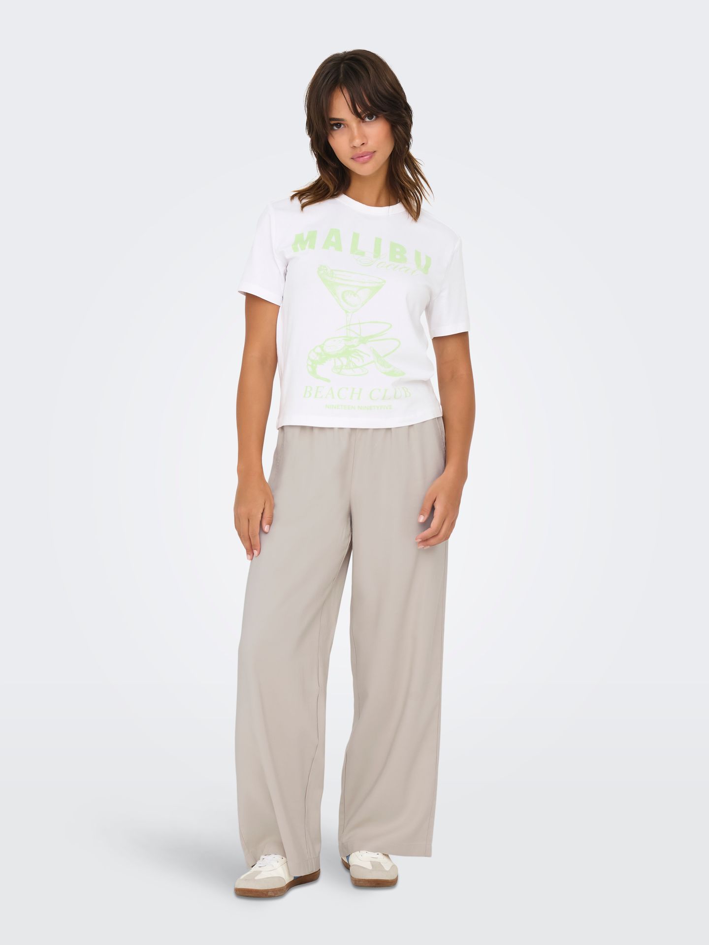 Only ONLARIS LIFE HW PULL-UP PANT WVN NO Pumice Stone 00117154-EKA26011400000213