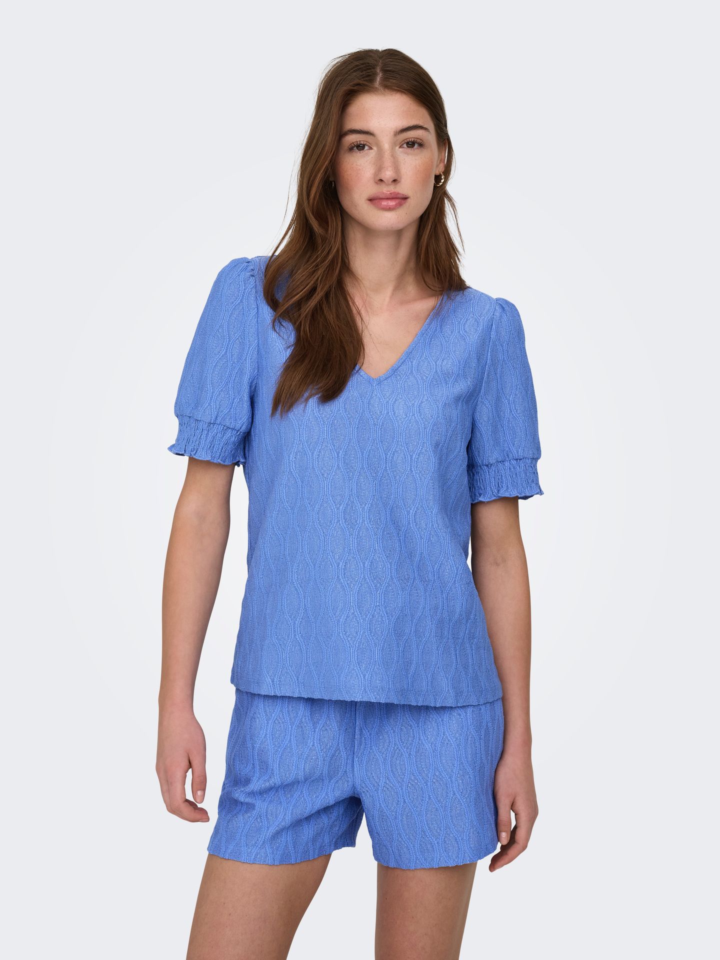 Only ONLDIANA S/S V-NECK TOP CS JRS Ultramarine 2900164067049