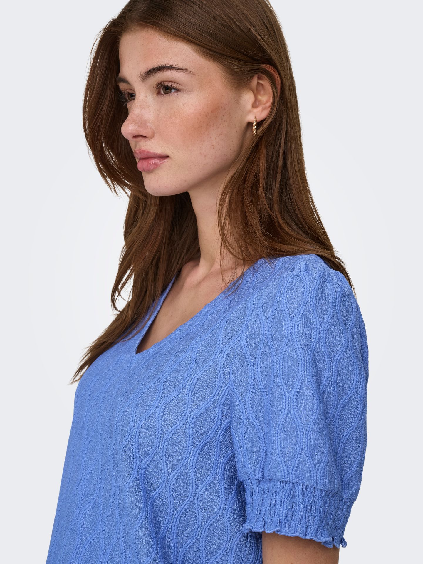 Only ONLDIANA S/S V-NECK TOP CS JRS Ultramarine 2900164067049