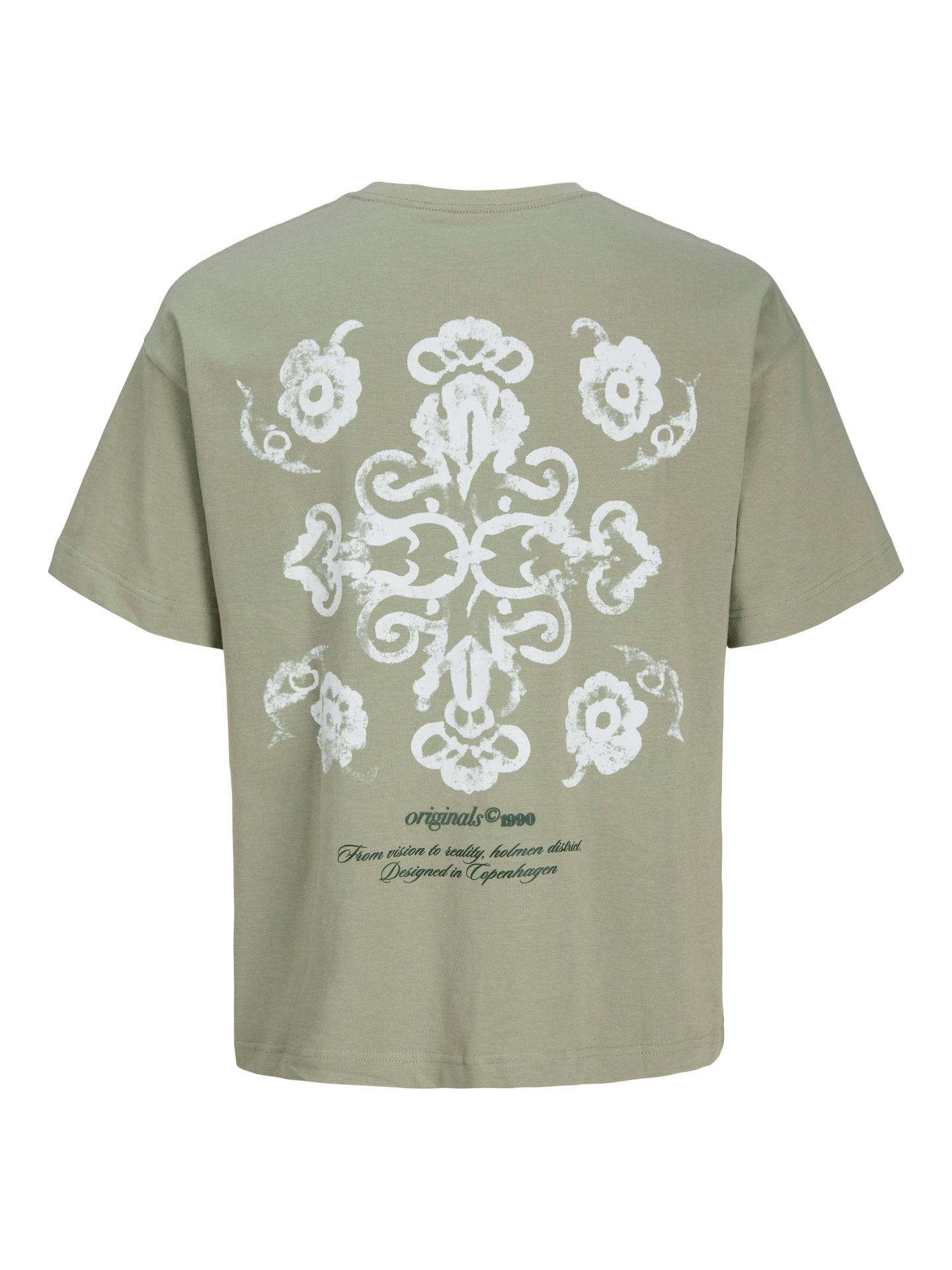 Jack & Jones JORMONTAUK BACK GRAPHIC TEE SS EA26 Seagrass 2900164073033