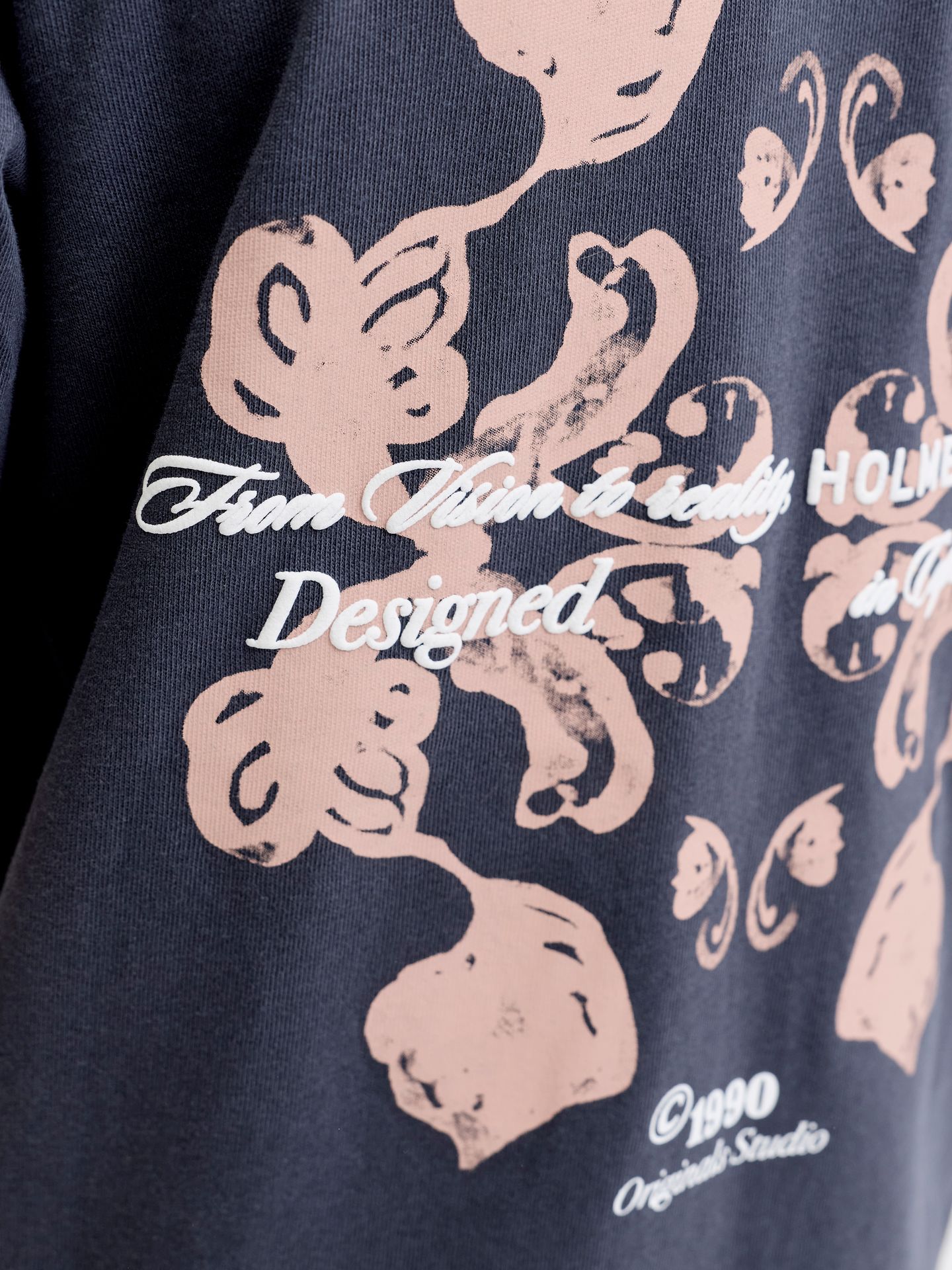 Jack & Jones JORMONTAUK BACK GRAPHIC TEE SS EA26 Odyssey Gray/W. BANDANA 2900164072043