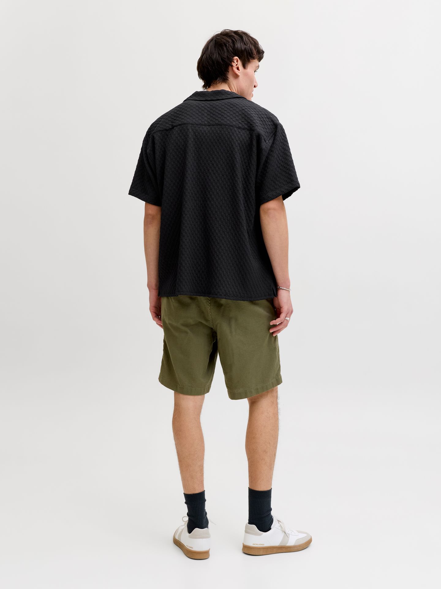 Jack & Jones JJSEAN RESORT SHIRT SS Black 2900164084015