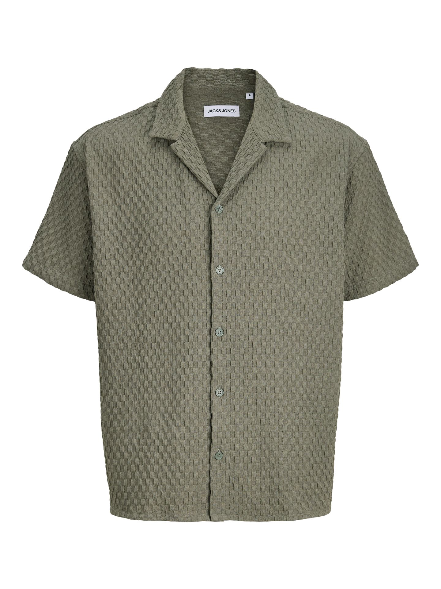 Jack & Jones JJSEAN RESORT SHIRT SS Vetiver 00117163-EKA26011400003221