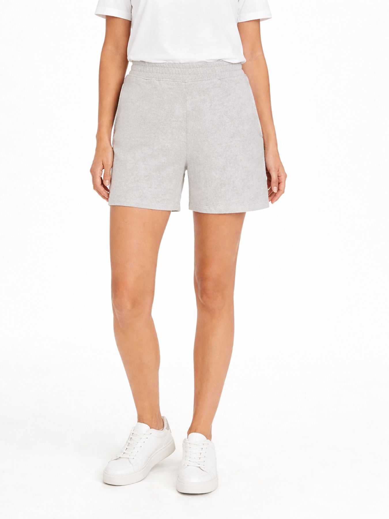 JDY JDYAMALFI LIFE SWEAT SHORTS JRS DIA Oatmeal/MELANGE 00117165-EKA26011400000120