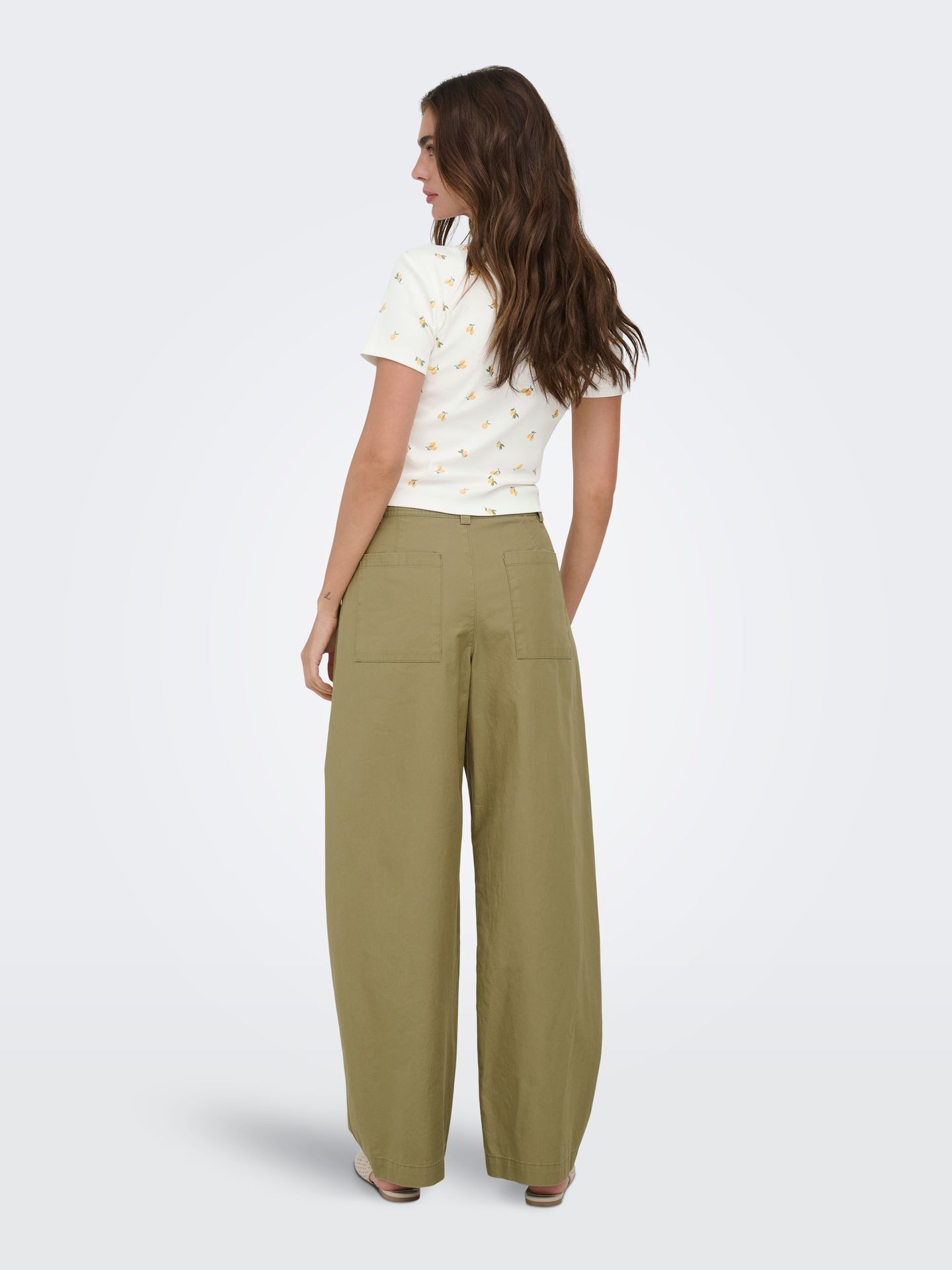 Only ONLFENJA S/S AOP TOP JRS NOOS Cloud Dancer/CHALK PINK 2900164095028