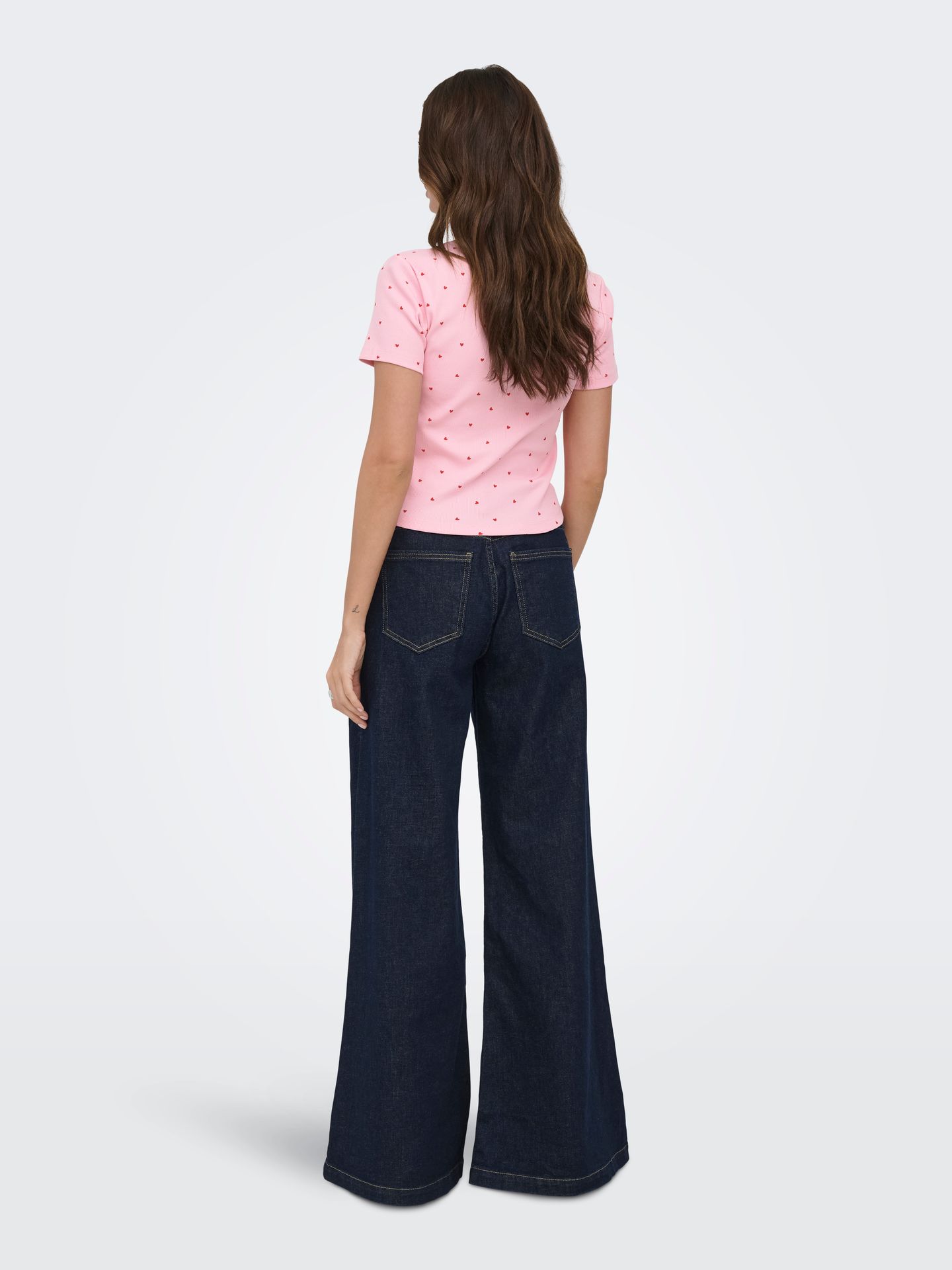 Only ONLFENJA S/S AOP TOP JRS NOOS Romance Rose/Carefree 2900165472026