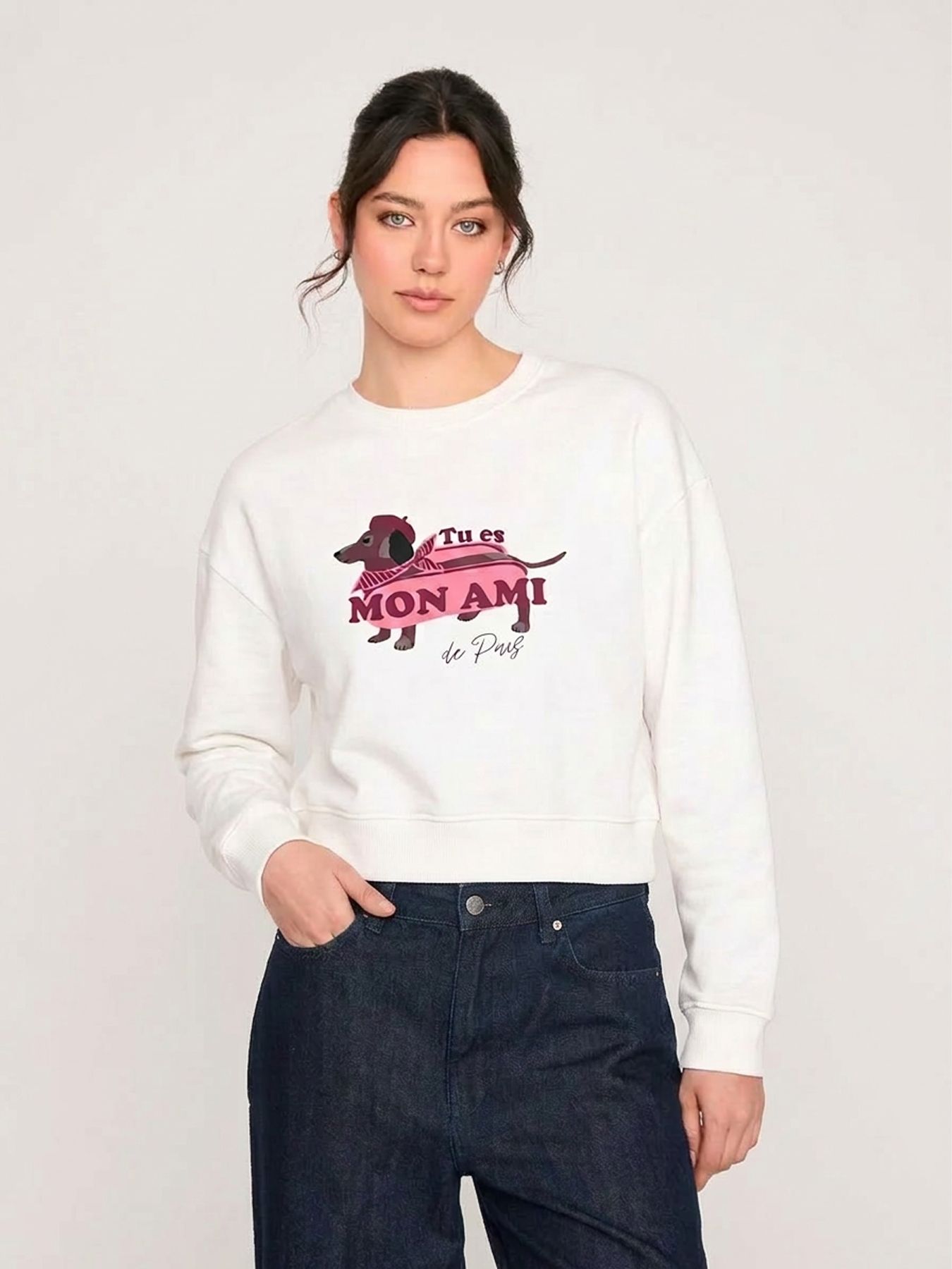 24 Colours Sweatshirt White 00117184-900