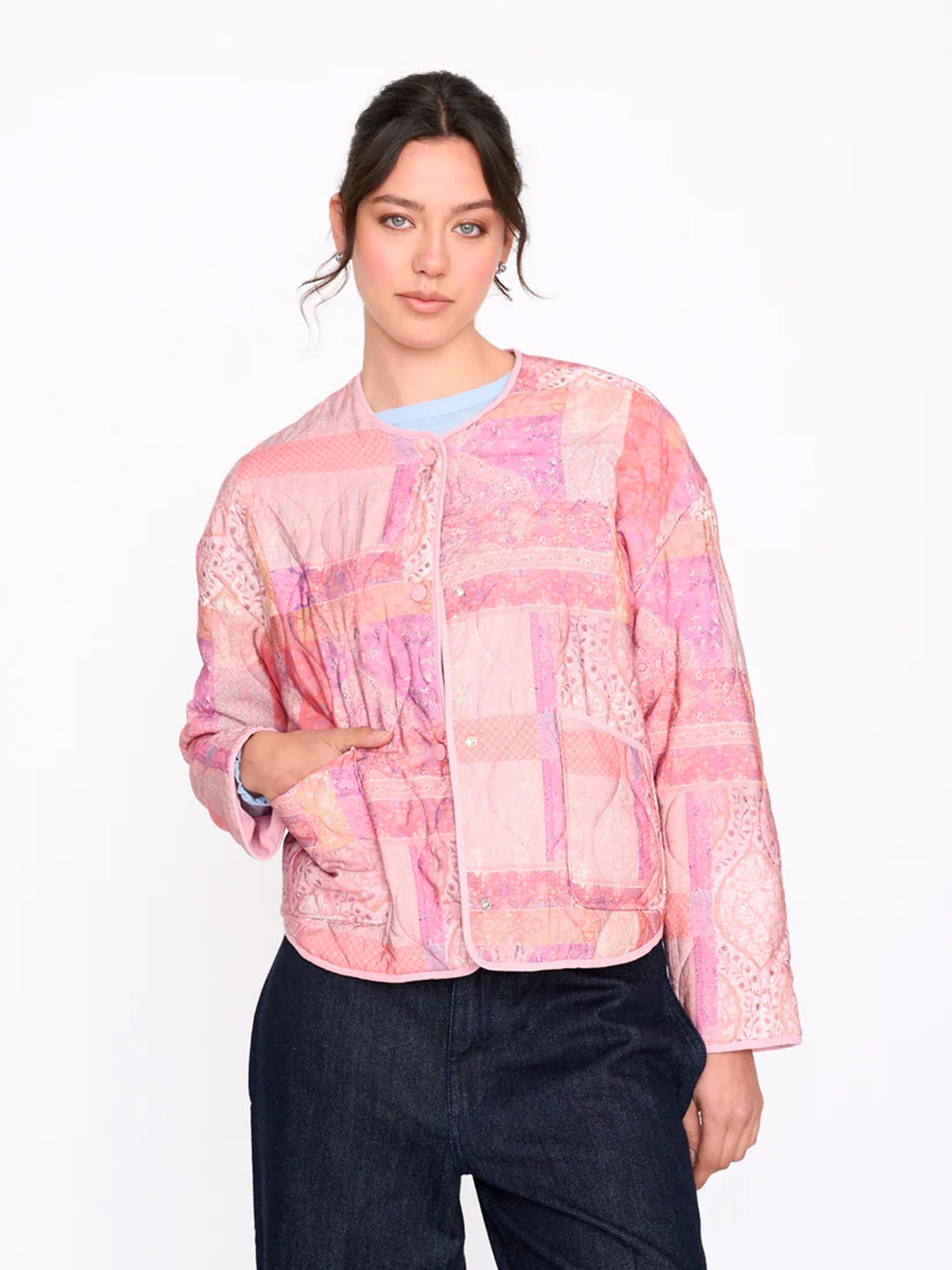 24 Colours Jacket 90518 Roze 00117185-F2