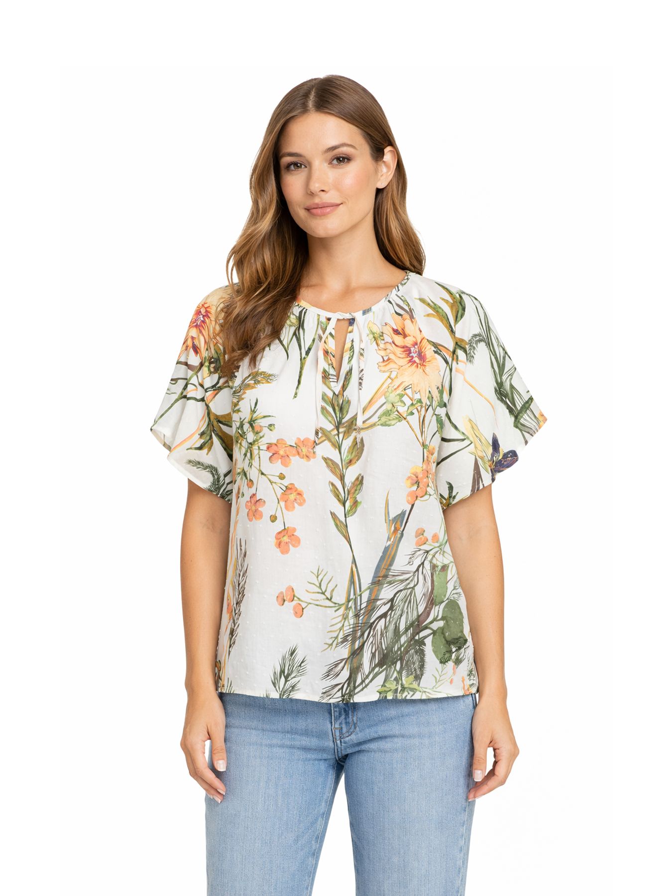 &Co Woman AXELLE FLOWER 62015 h-off white multi 00117199-EKA26007600000210