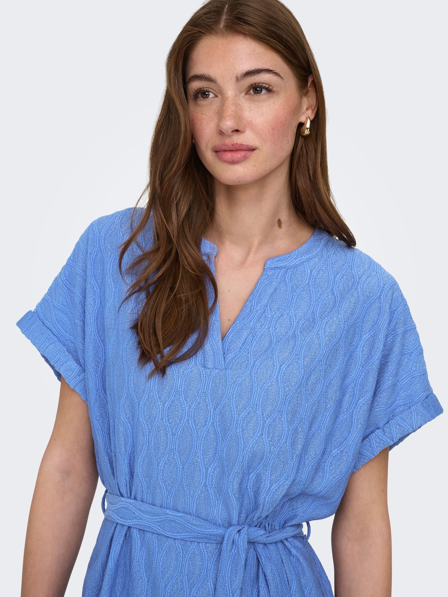 Only ONLDIANA S/S V-NECK DRESS CS JRS Ultramarine 2900164174013