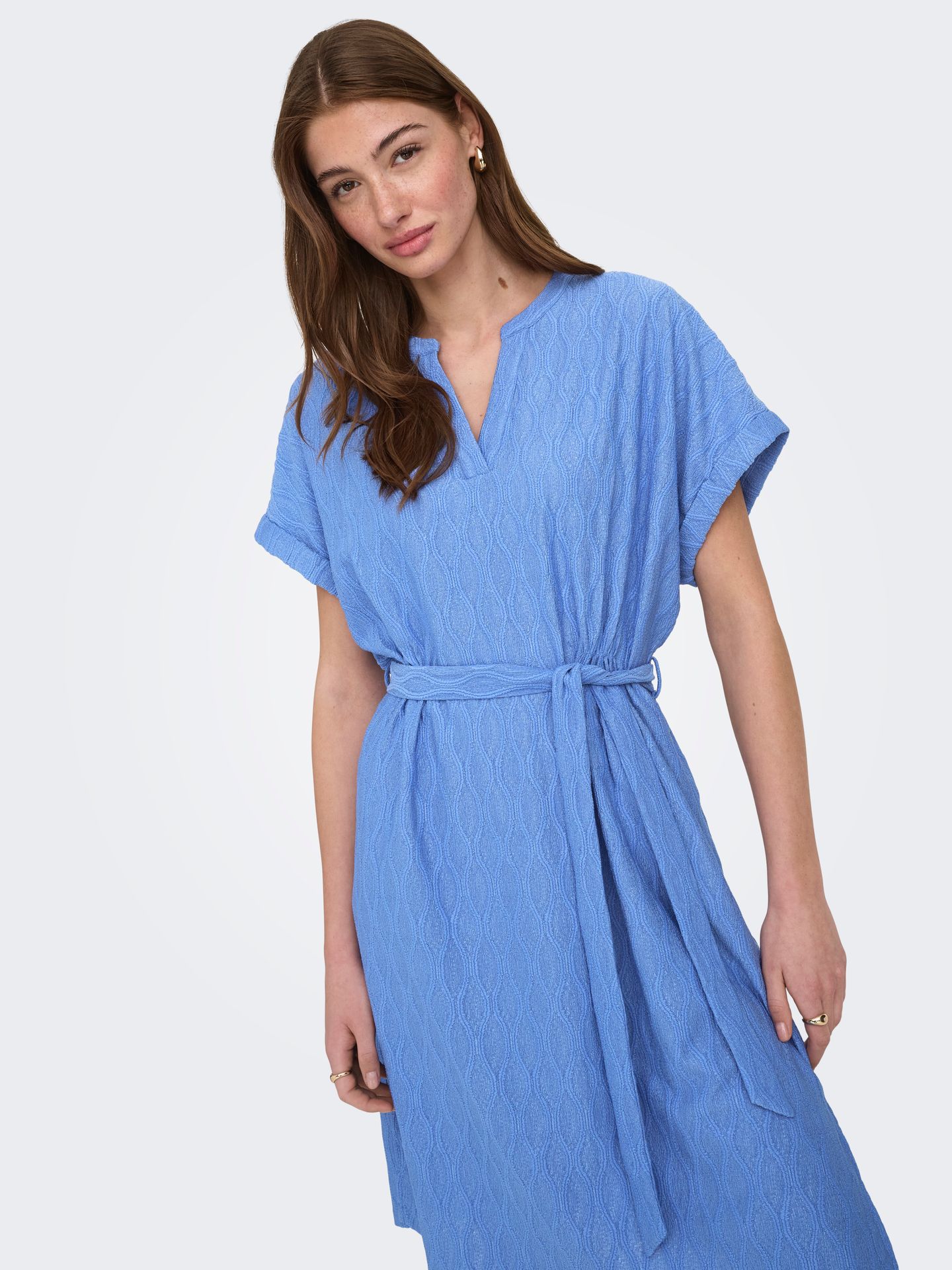 Only ONLDIANA S/S V-NECK DRESS CS JRS Ultramarine 2900164174013