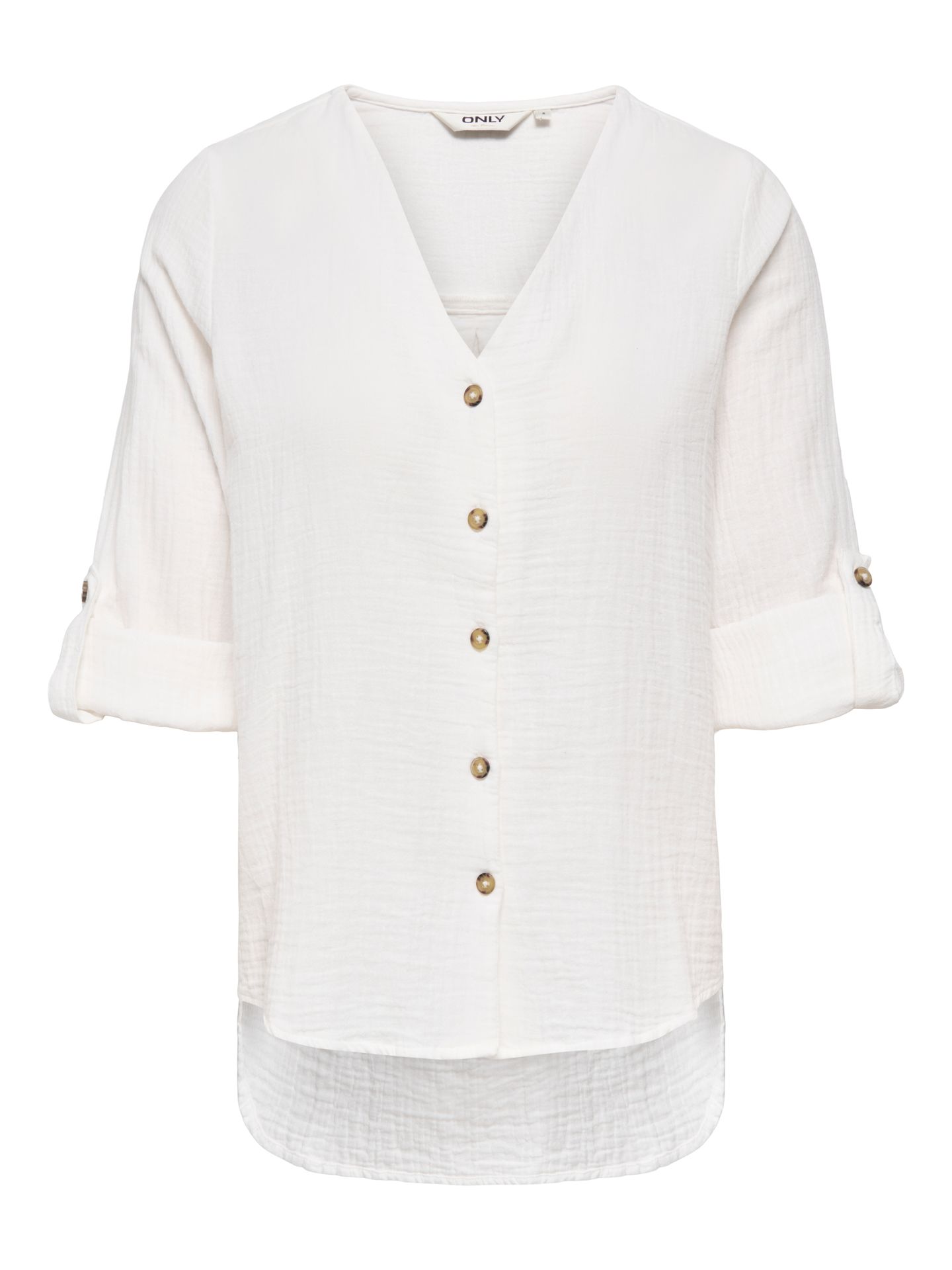 Only ONLTHYRA LIFE V-NECK L/S SHIRT NOOS Cloud Dancer 2900164179018