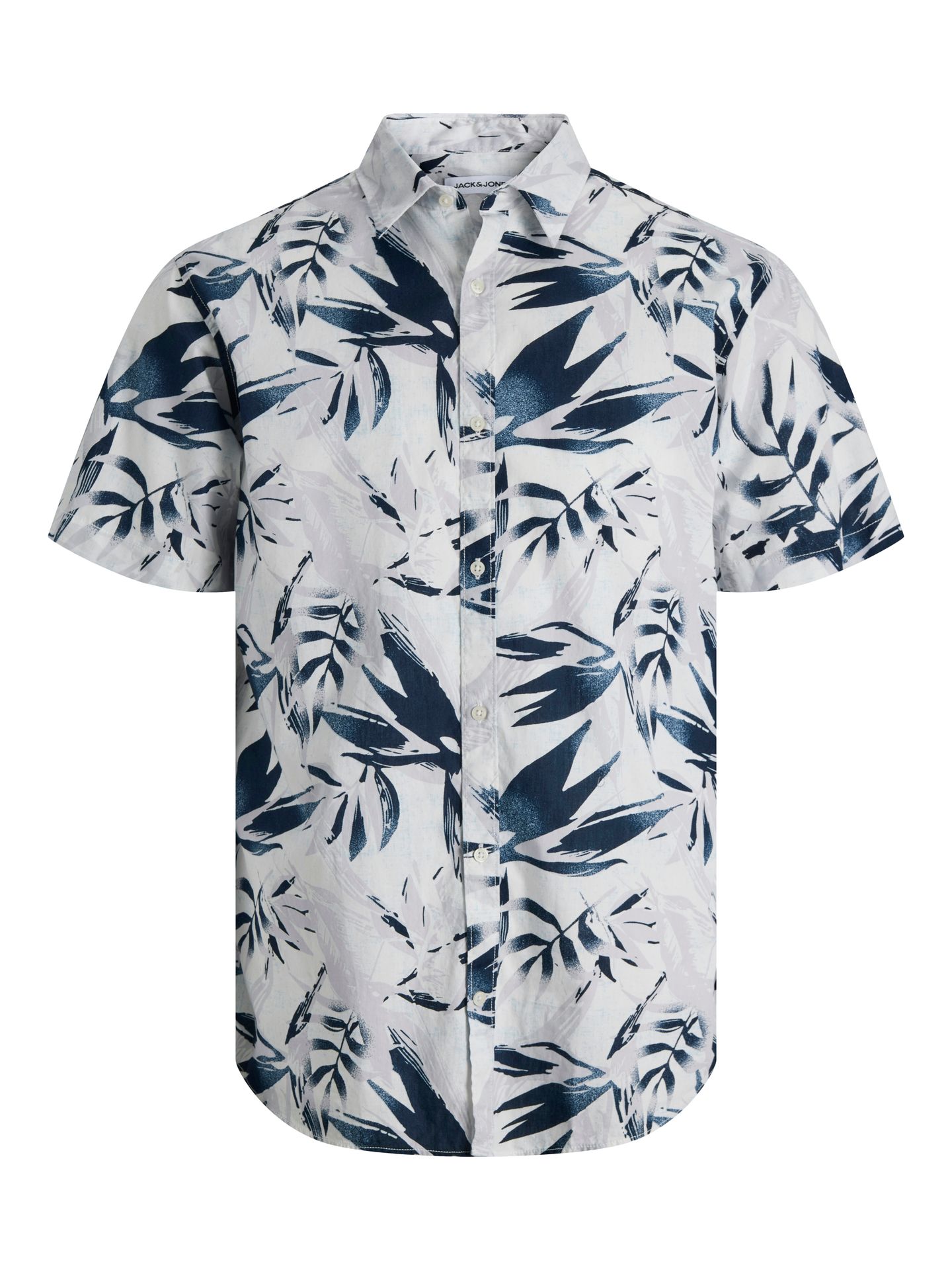 Jack & Jones JJHONOLULU AOP SHIRT SS Cloud Dancer 00117227-EKA26011400000740