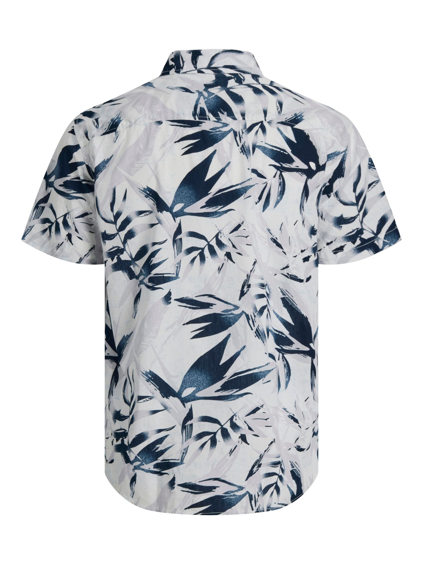Jack & Jones JJHONOLULU AOP SHIRT SS Cloud Dancer 2900164182025