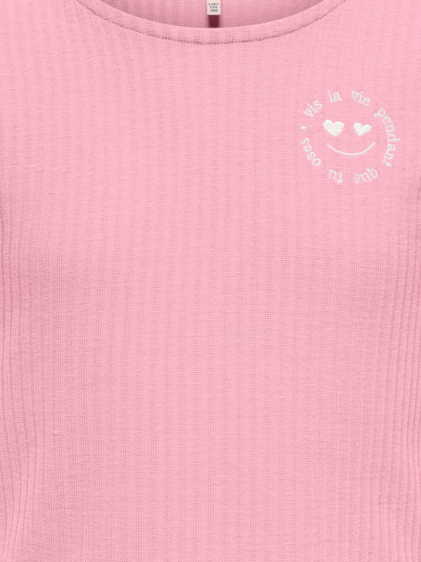 Only KOGNELLA S/S O-NECK EMB TOP VD JRS Romance Rose/New york 2900164186030