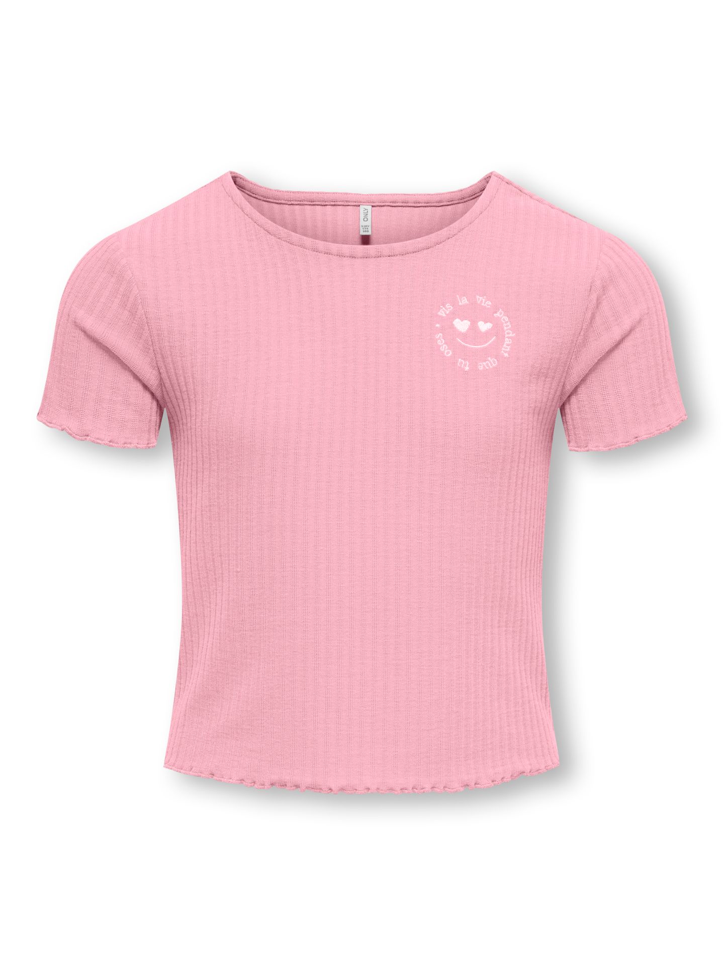 Only KOGNELLA S/S O-NECK EMB TOP VD JRS Romance Rose/New york 2900164186030