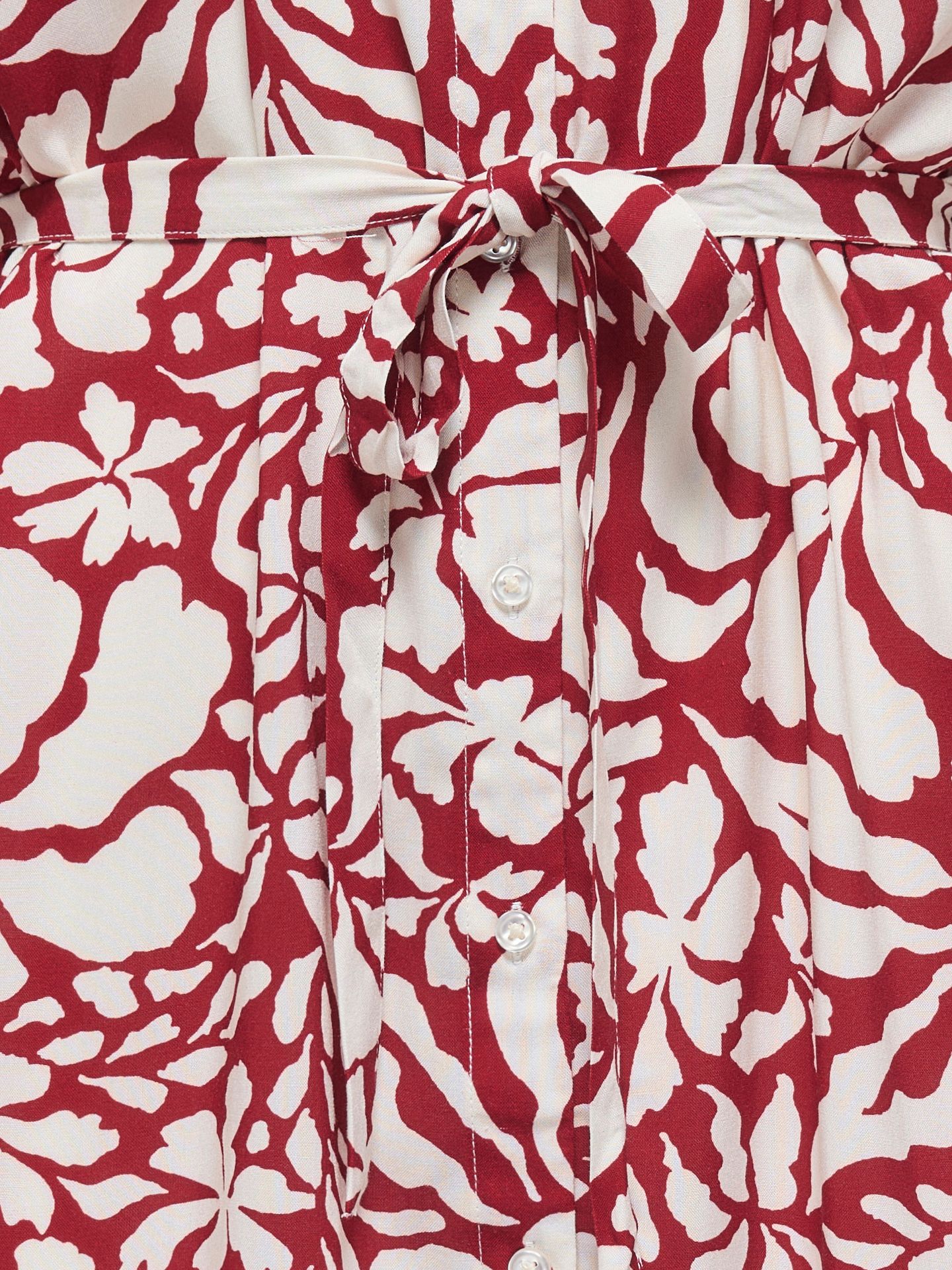 Only ONLYASMIN S/S SHIRT DRESS WVN NOOS Merlot/NARRI PRINT 2900164204017