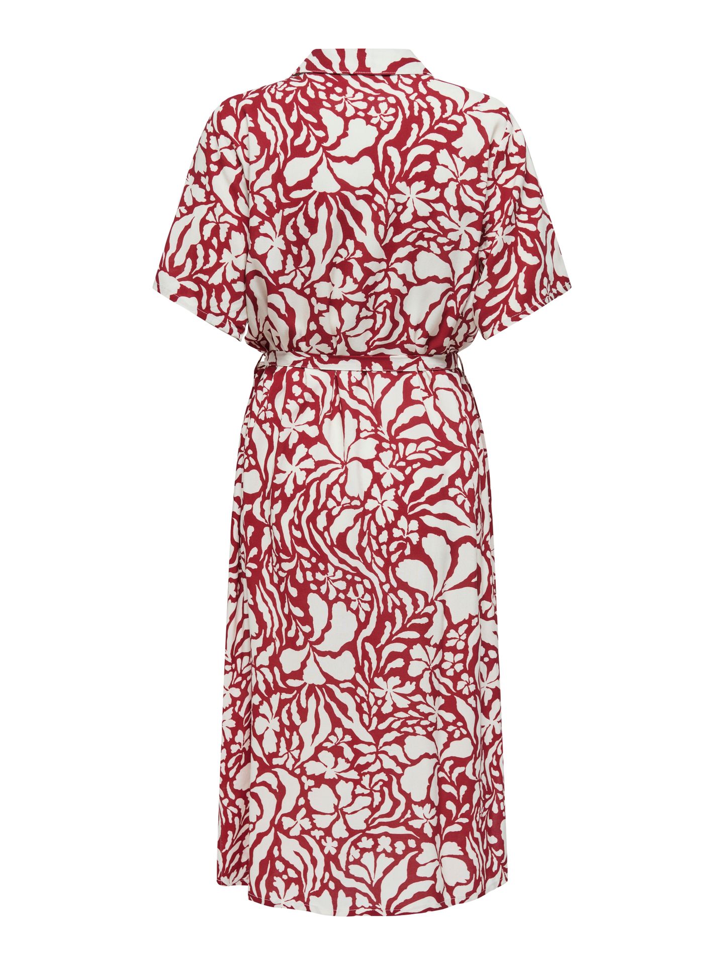 Only ONLYASMIN S/S SHIRT DRESS WVN NOOS Merlot/NARRI PRINT 2900164204024