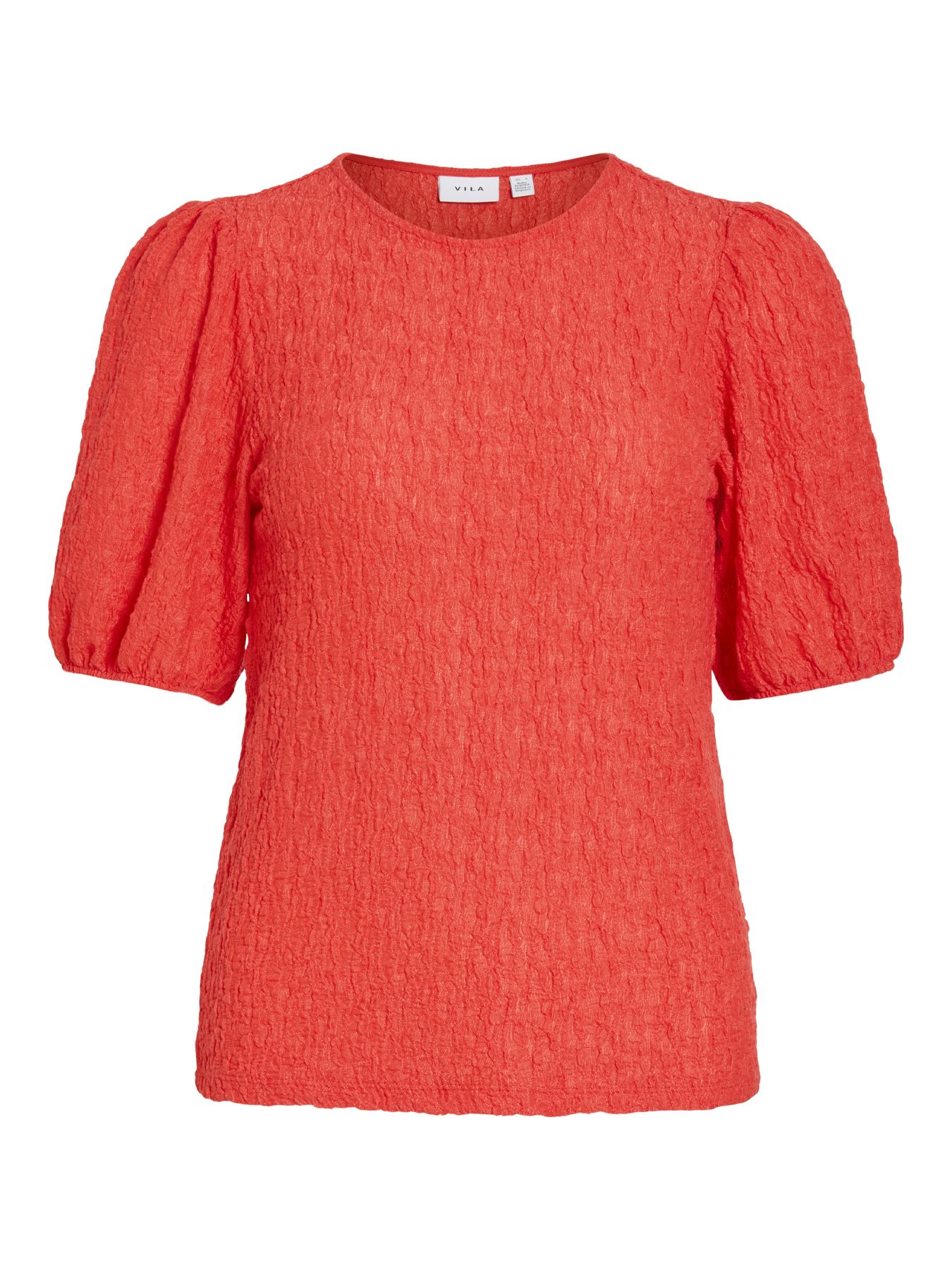 Vila VIFALL O-NECK 2/4 TOP - NOOS Hibiscus 2900164203058