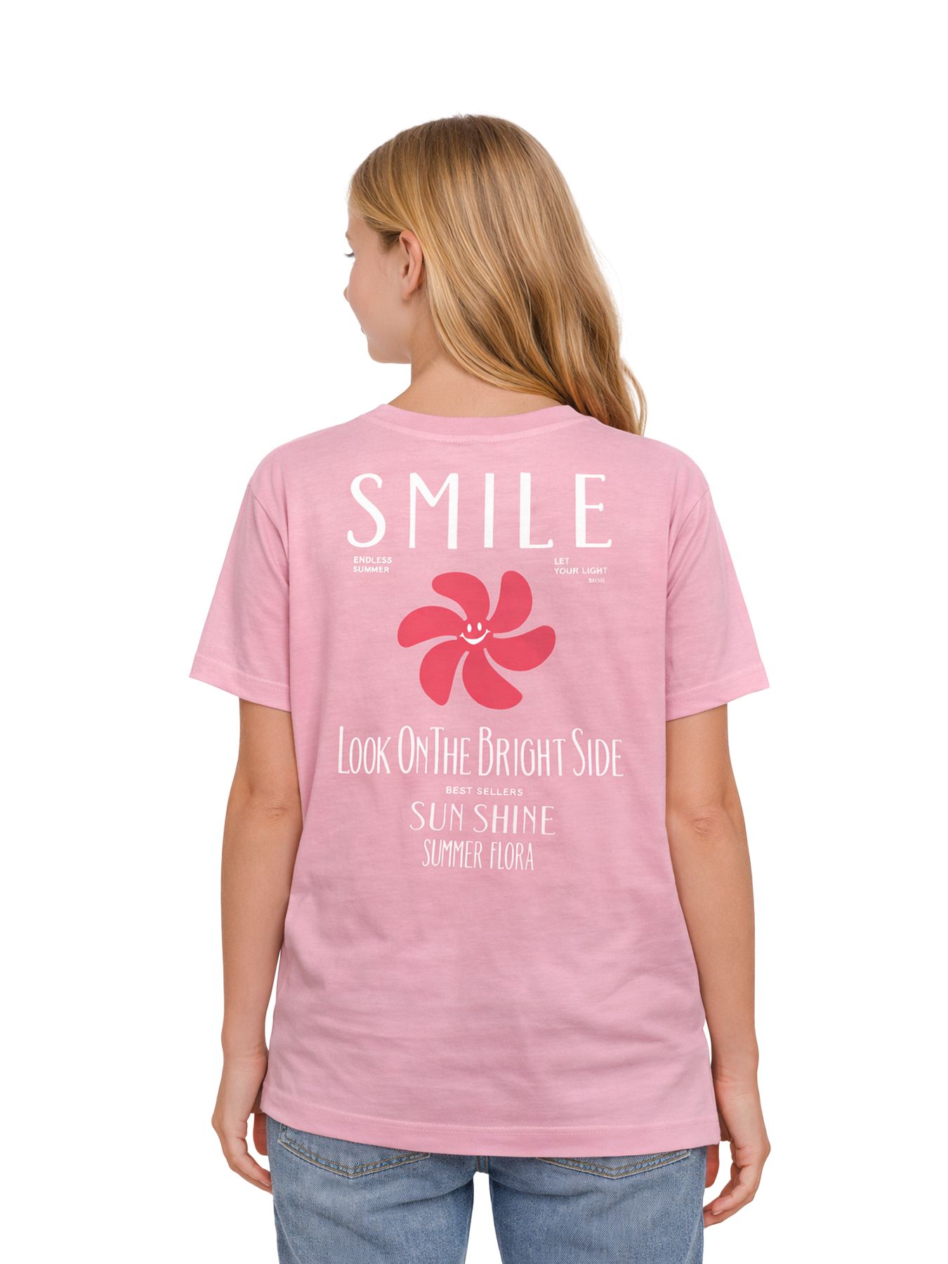 Only KOGSUN-VERAS FLOWER S/S TOP OT JRS Romance Rose/Bright White Text/Pink 2900164206011