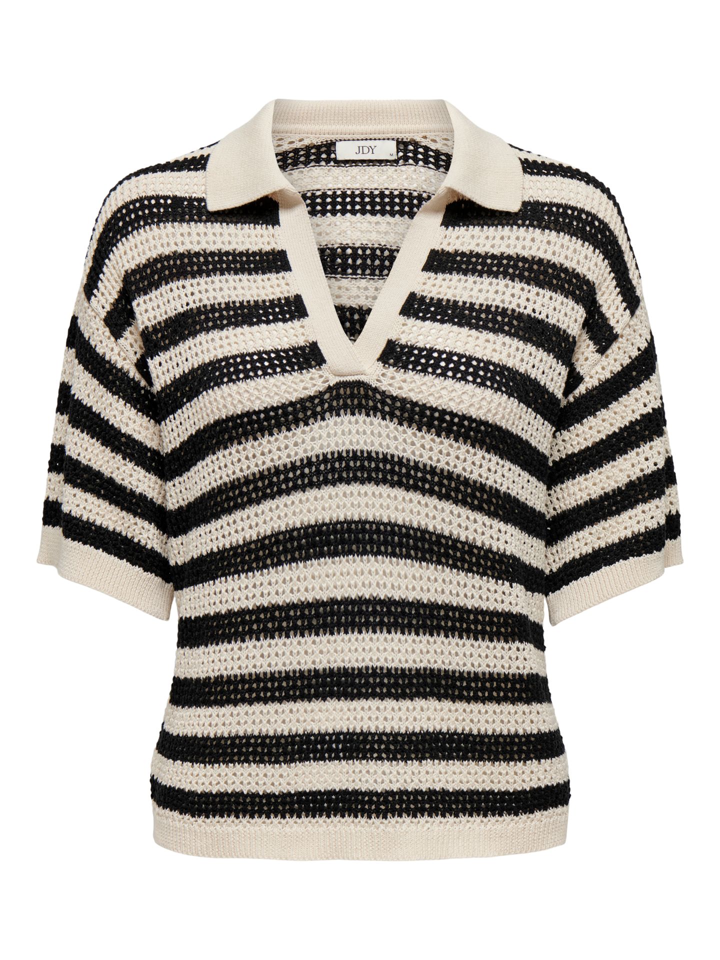Only JDYTIKKA S/S POLO PULLOVER KNT NOOS Birch/W. Melange 2900164208022