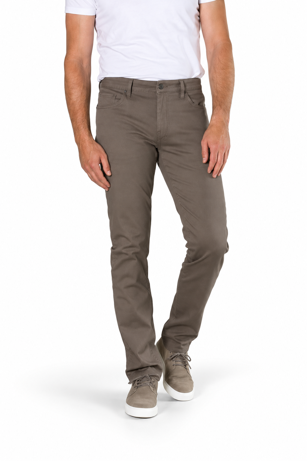 New Star Nyon printed twill Taupe 00117244-Z4