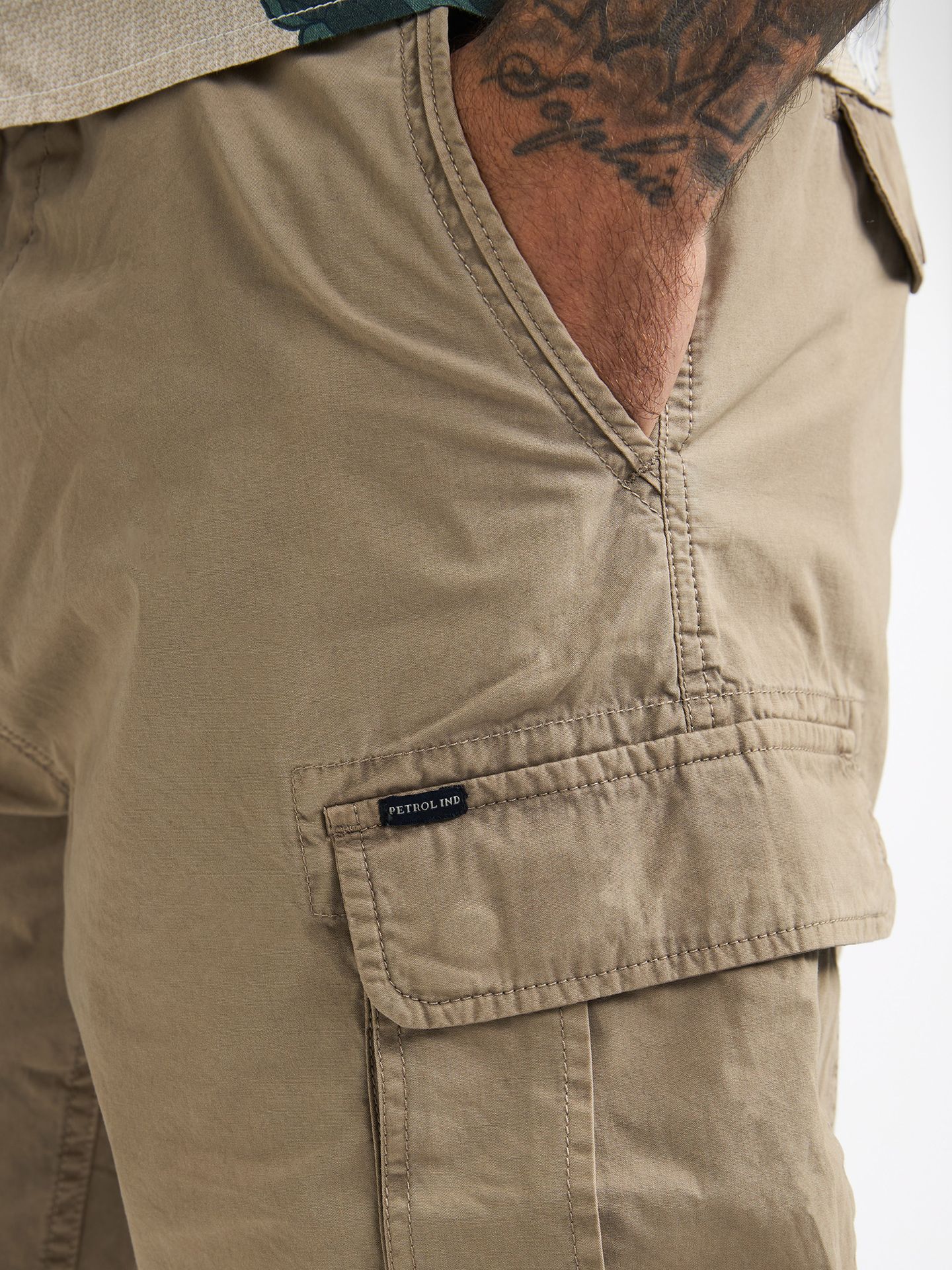 Petrol Industries Men Shorts Cargo 7130 light tan 2900164239088