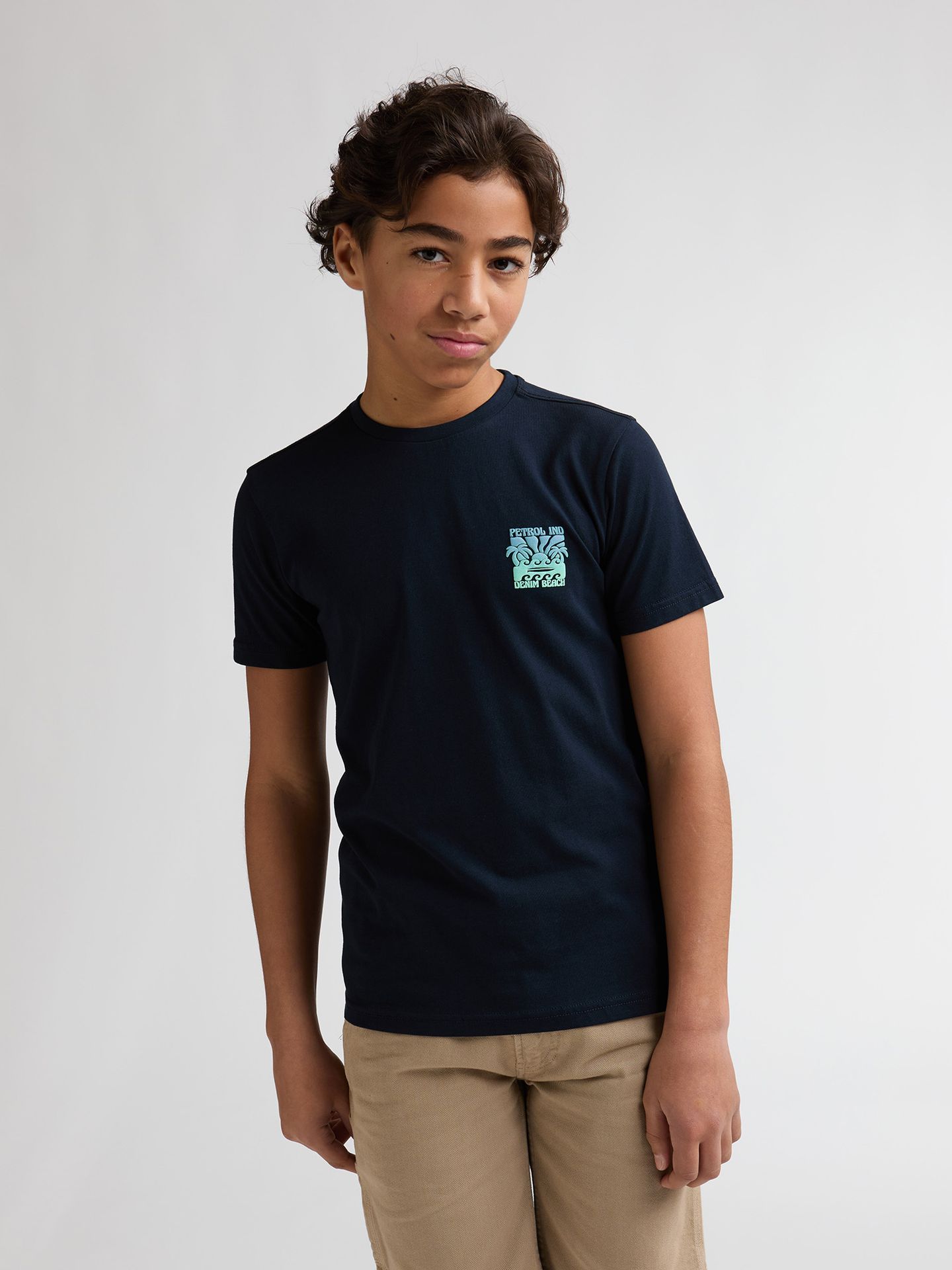 Petrol Industries Boys T-Shirt SS Classic Print 5178 navy blue 2900164243030