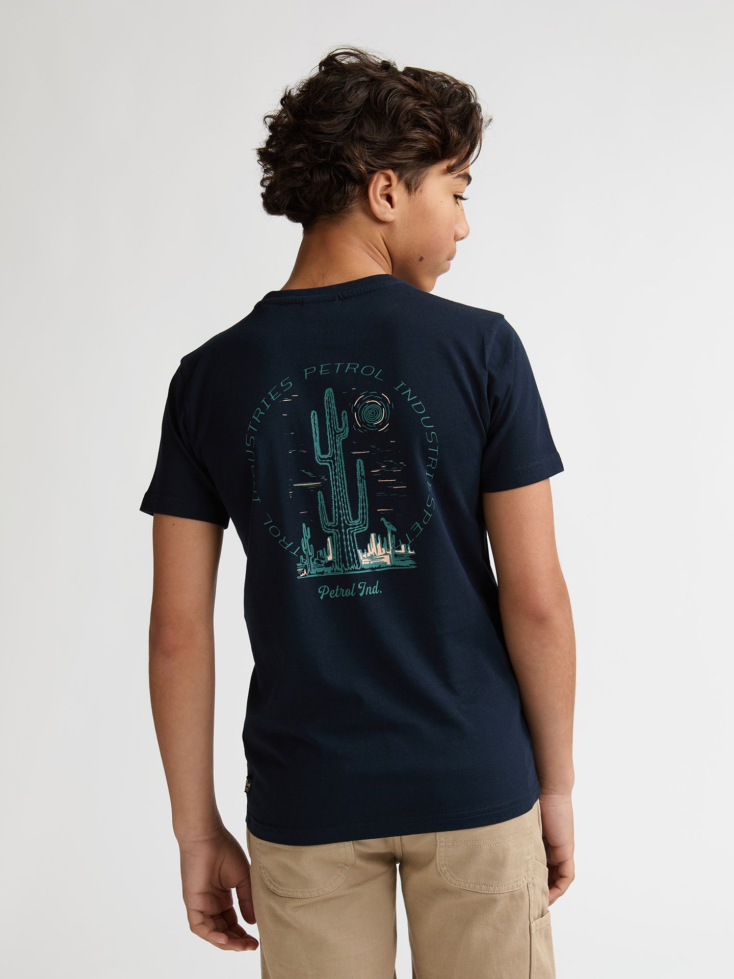 Petrol Industries Boys T-Shirt SS Classic Print 5178 navy blue 2900164245058