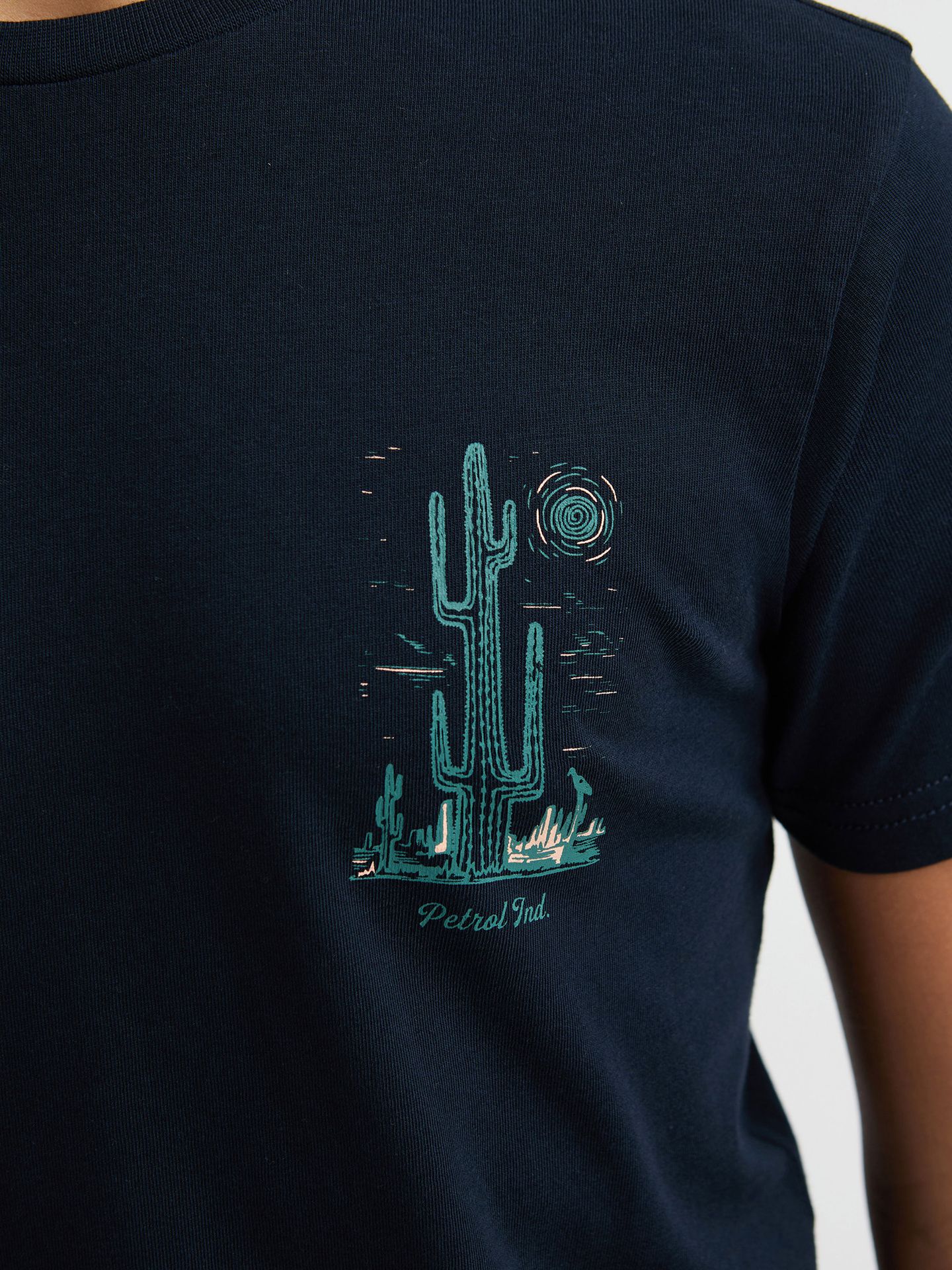 Petrol Industries Boys T-Shirt SS Classic Print 5178 navy blue 2900164245058