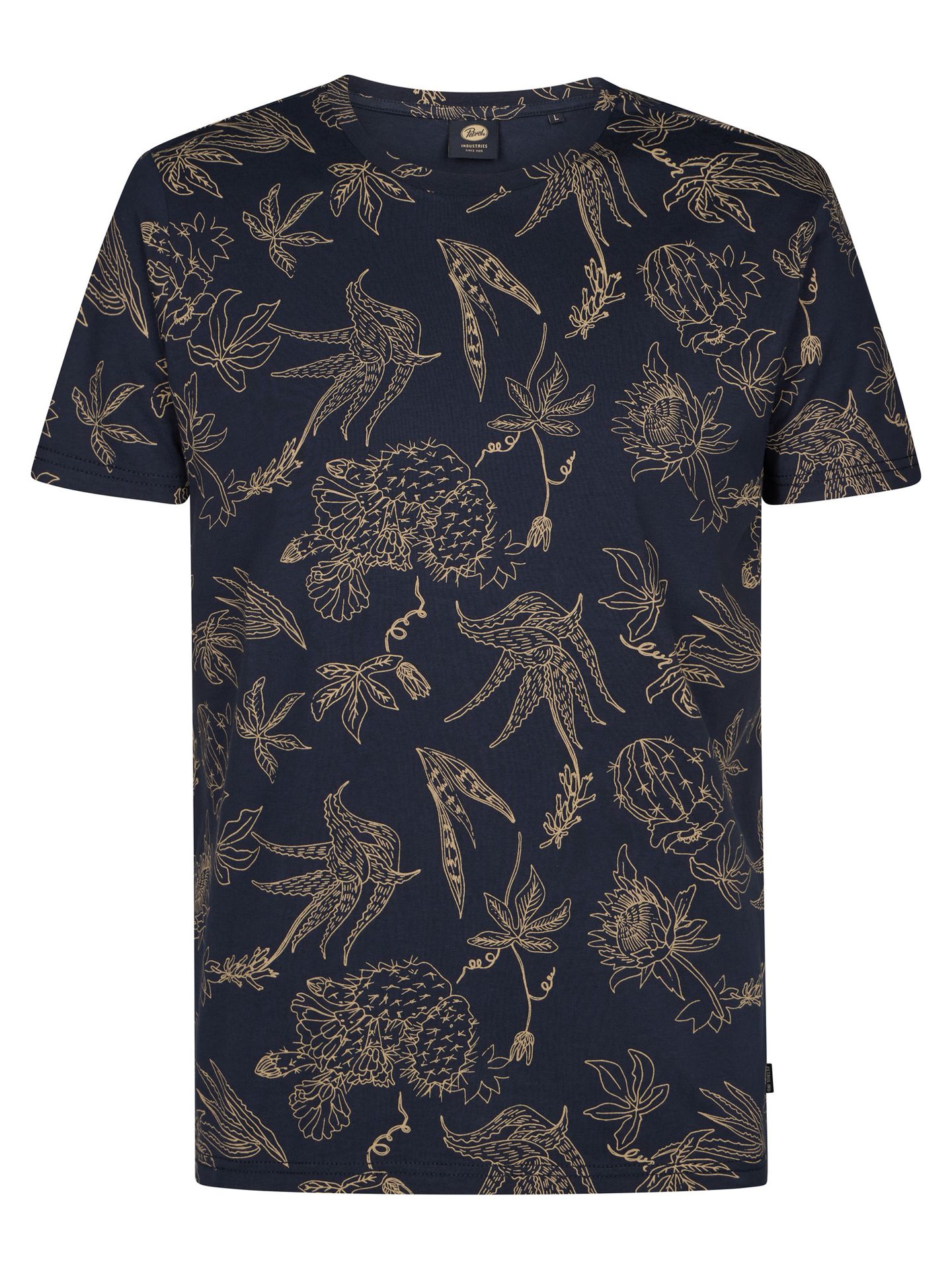 Petrol Industries Men T-Shirt SS AOP 5178 navy blue 00117256-EKA26002700000114