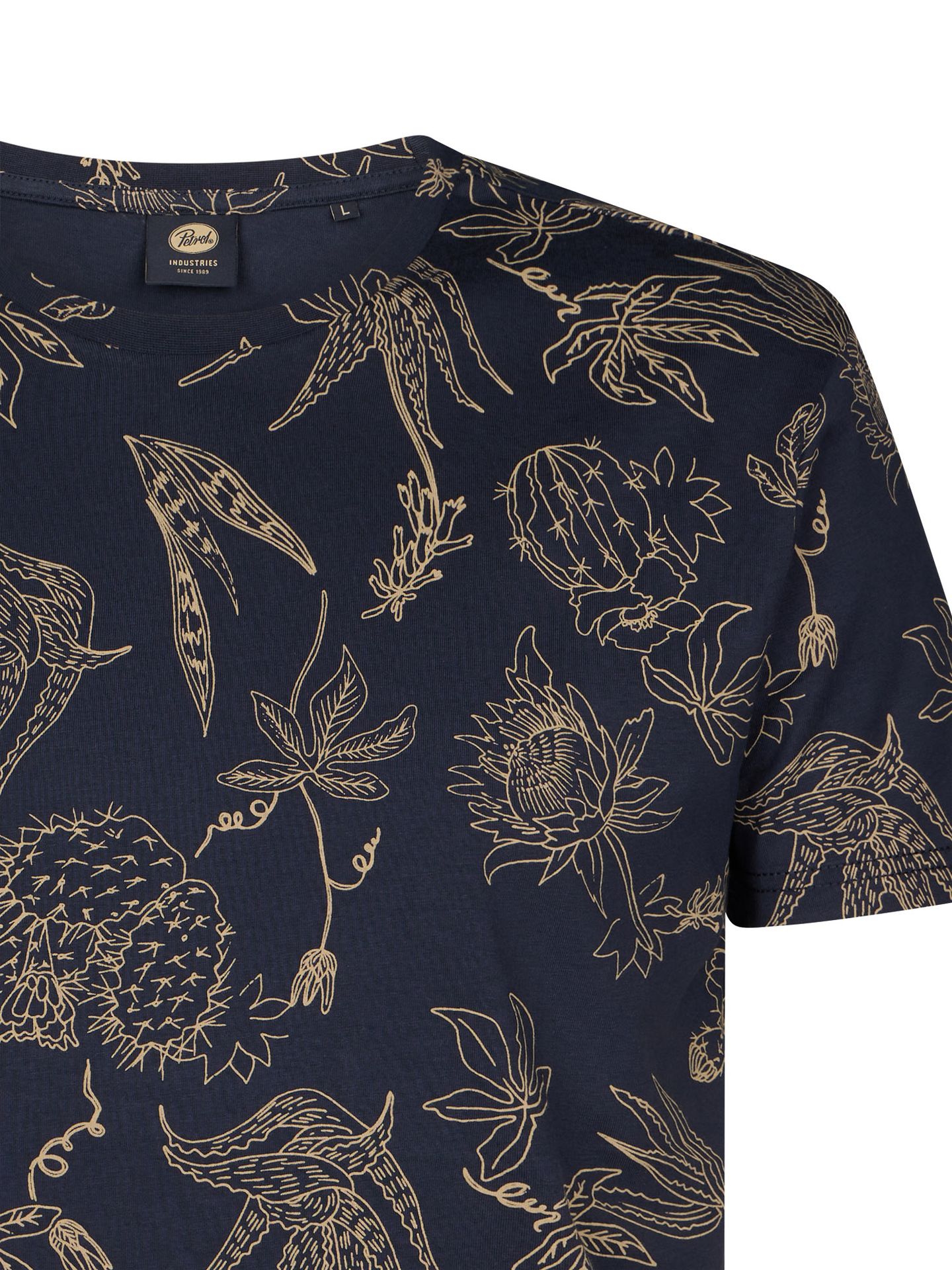 Petrol Industries Men T-Shirt SS AOP 5178 navy blue 2900164247069