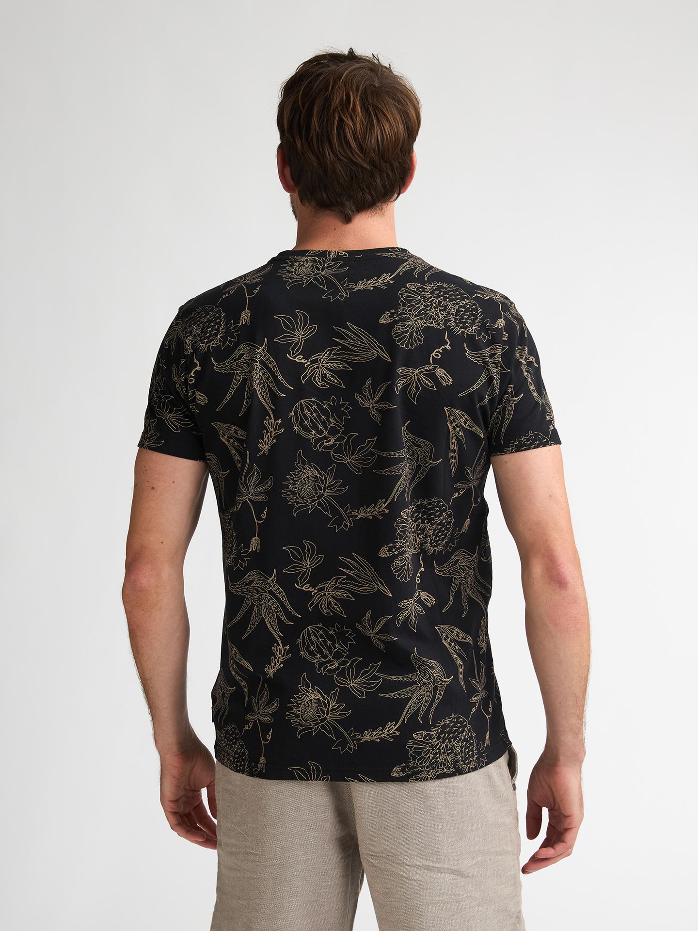 Petrol Industries Men T-Shirt SS AOP 9999 black 2900164249049