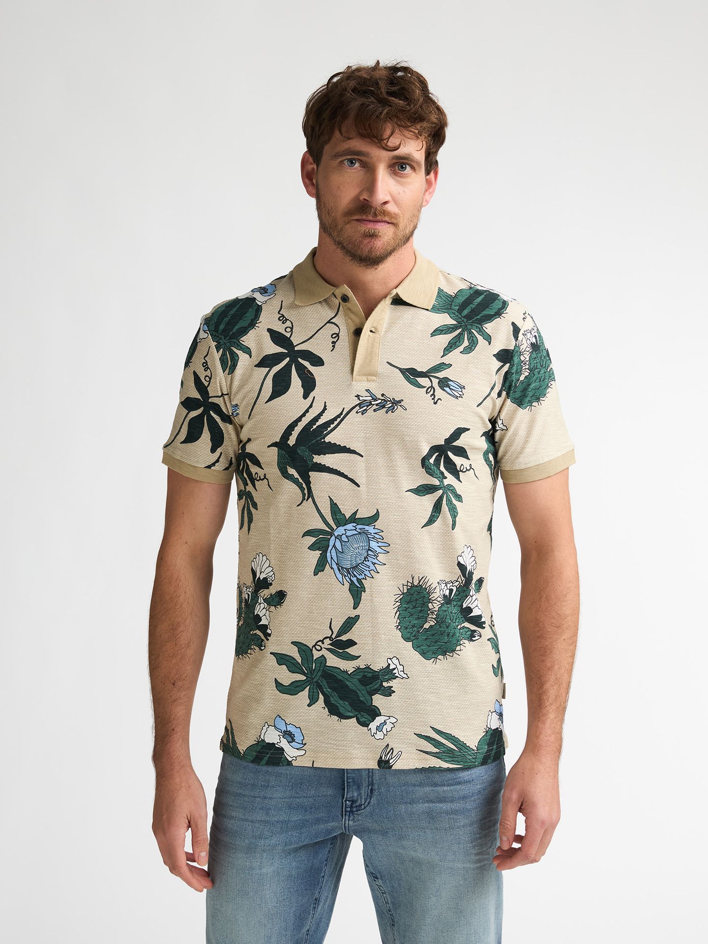 Petrol Industries Men Polo Short Sleeve 7130 light tan 00117258-EKA26002700000141