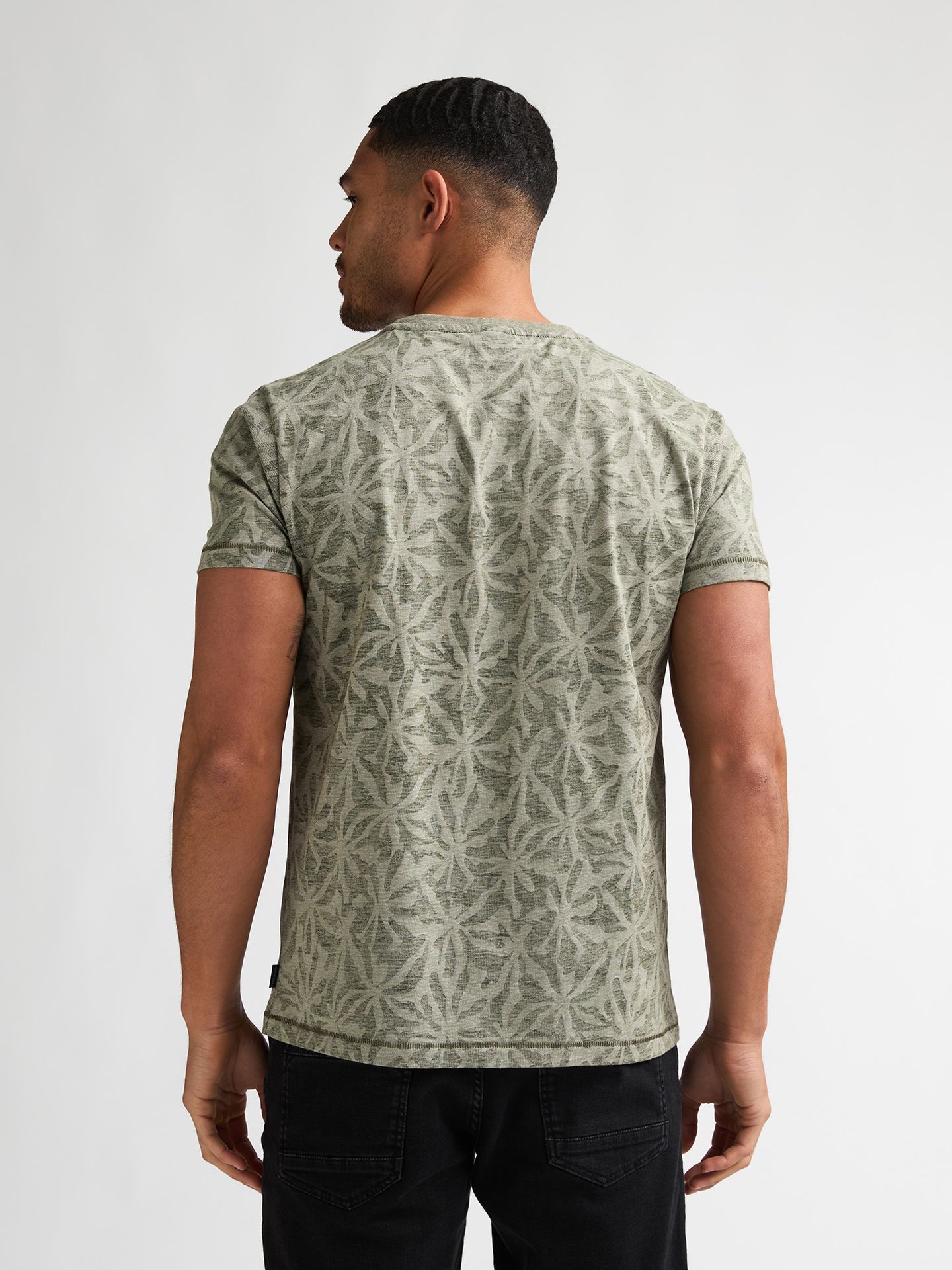 Petrol Industries Men T-Shirt SS AOP 6134 dusty army 2900164256085