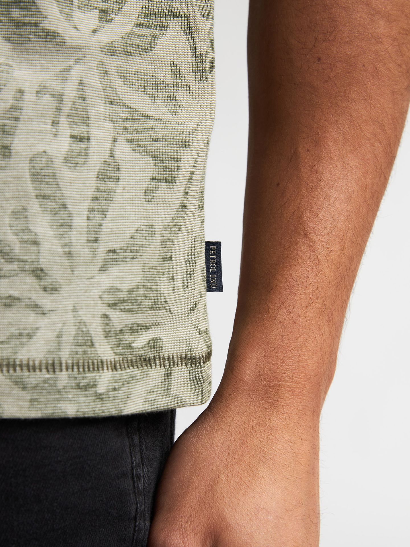 Petrol Industries Men T-Shirt SS AOP 6134 dusty army 2900164256085