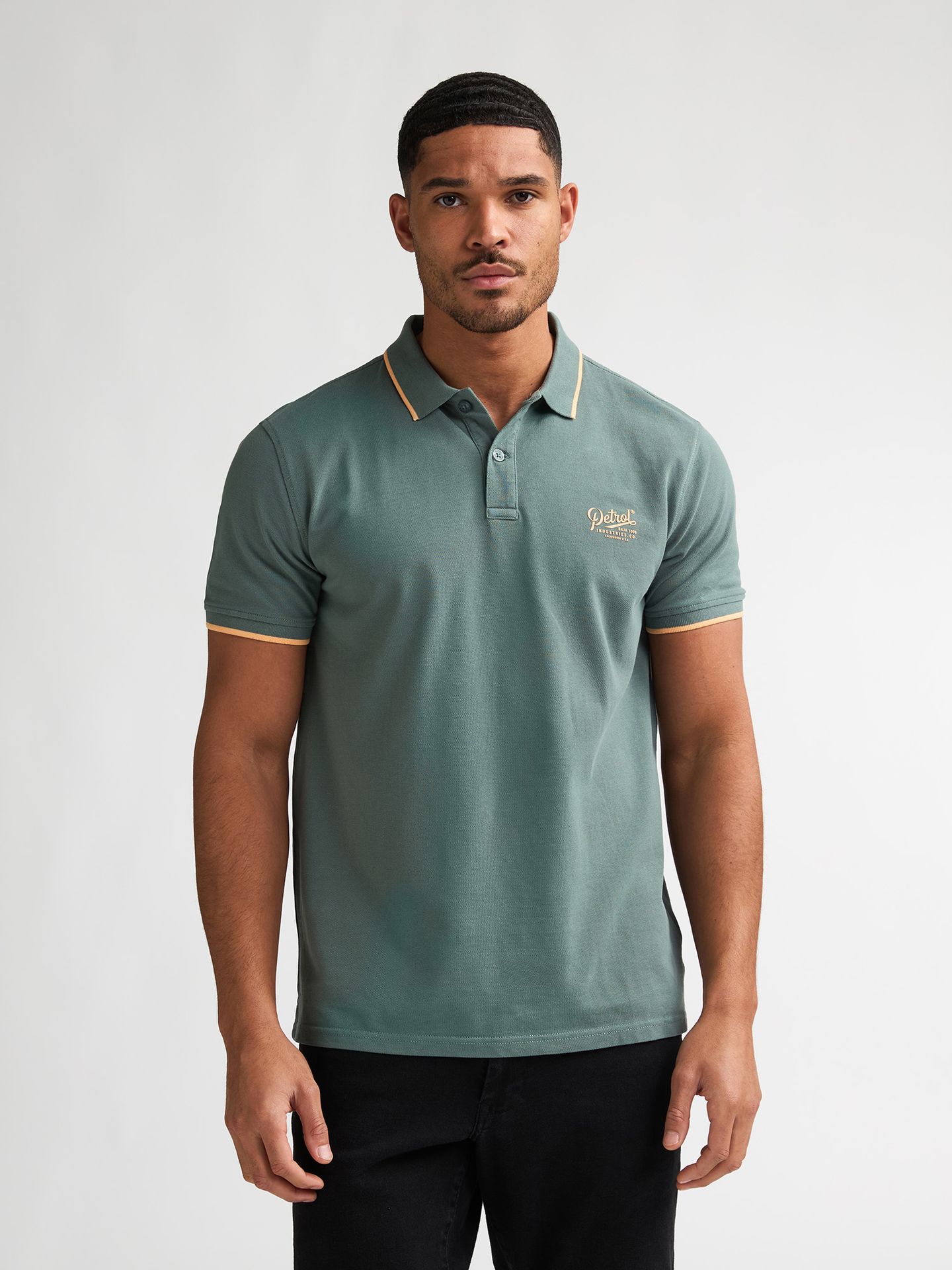 Petrol Industries Men Polo Short Sleeve 6180 oil green 00117260-EKA26002700000181