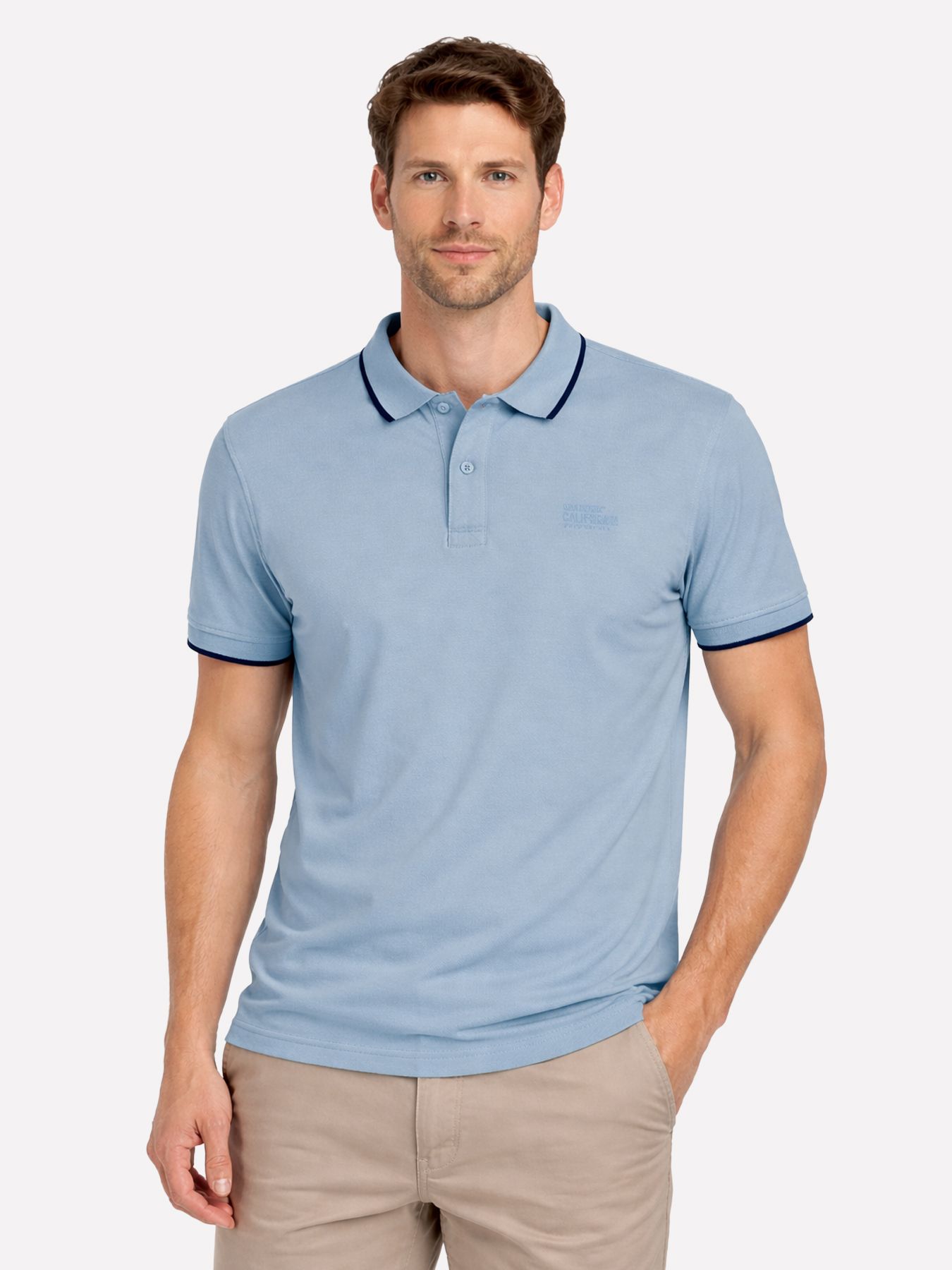 Petrol Industries Men Polo Short Sleeve 5195 marble blue 00117261-EKA26002700000185