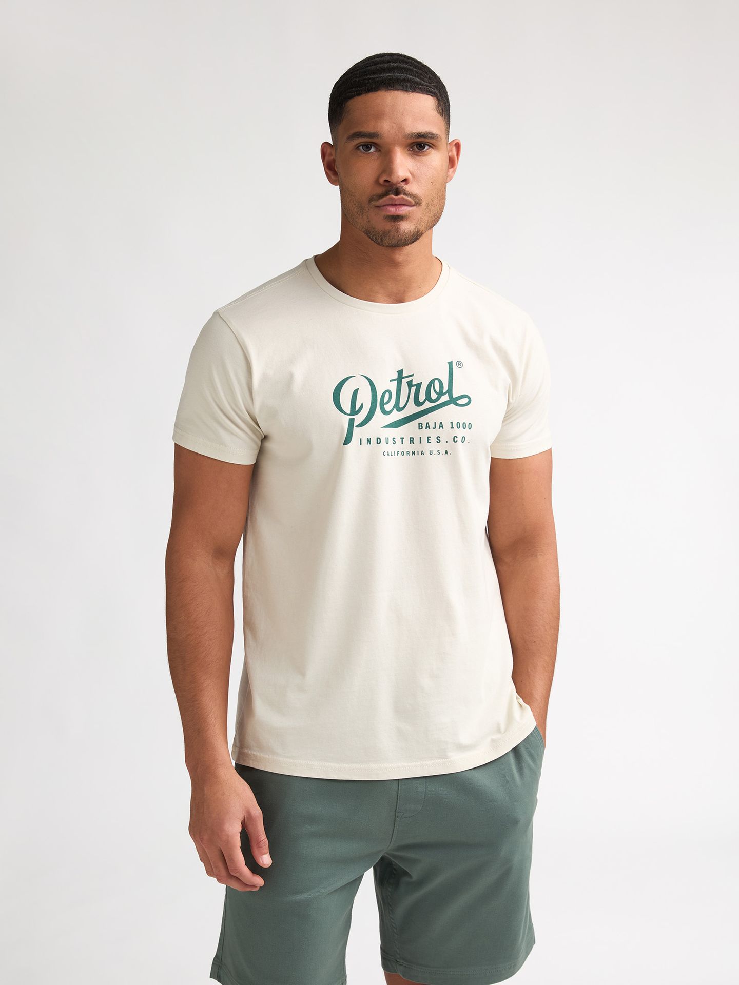 Petrol Industries Men T-Shirt SS Classic Print 0112 seashell 2900164261041