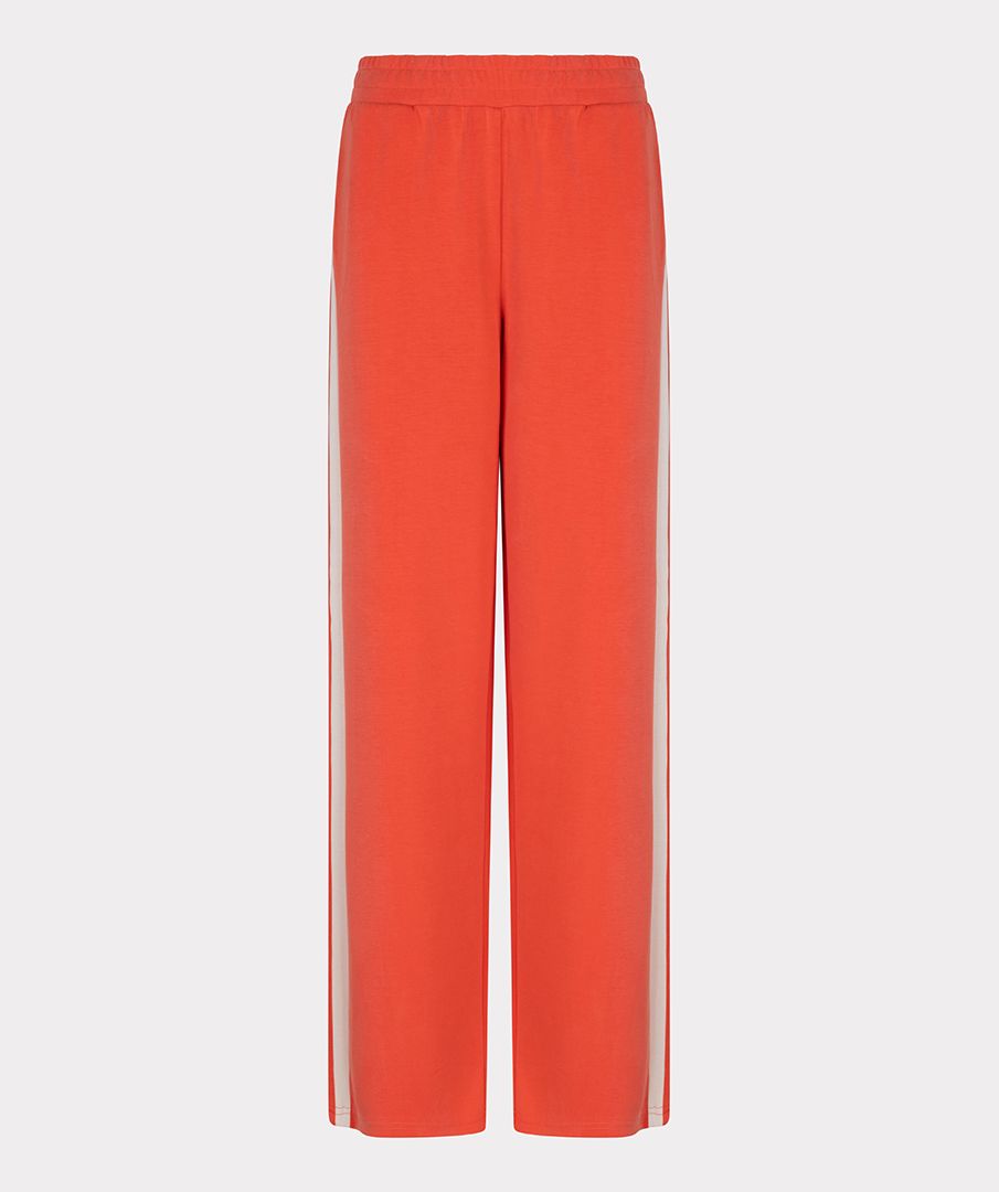 Esqualo Trousers wide stripe Modal 479 chili red 2900164268040