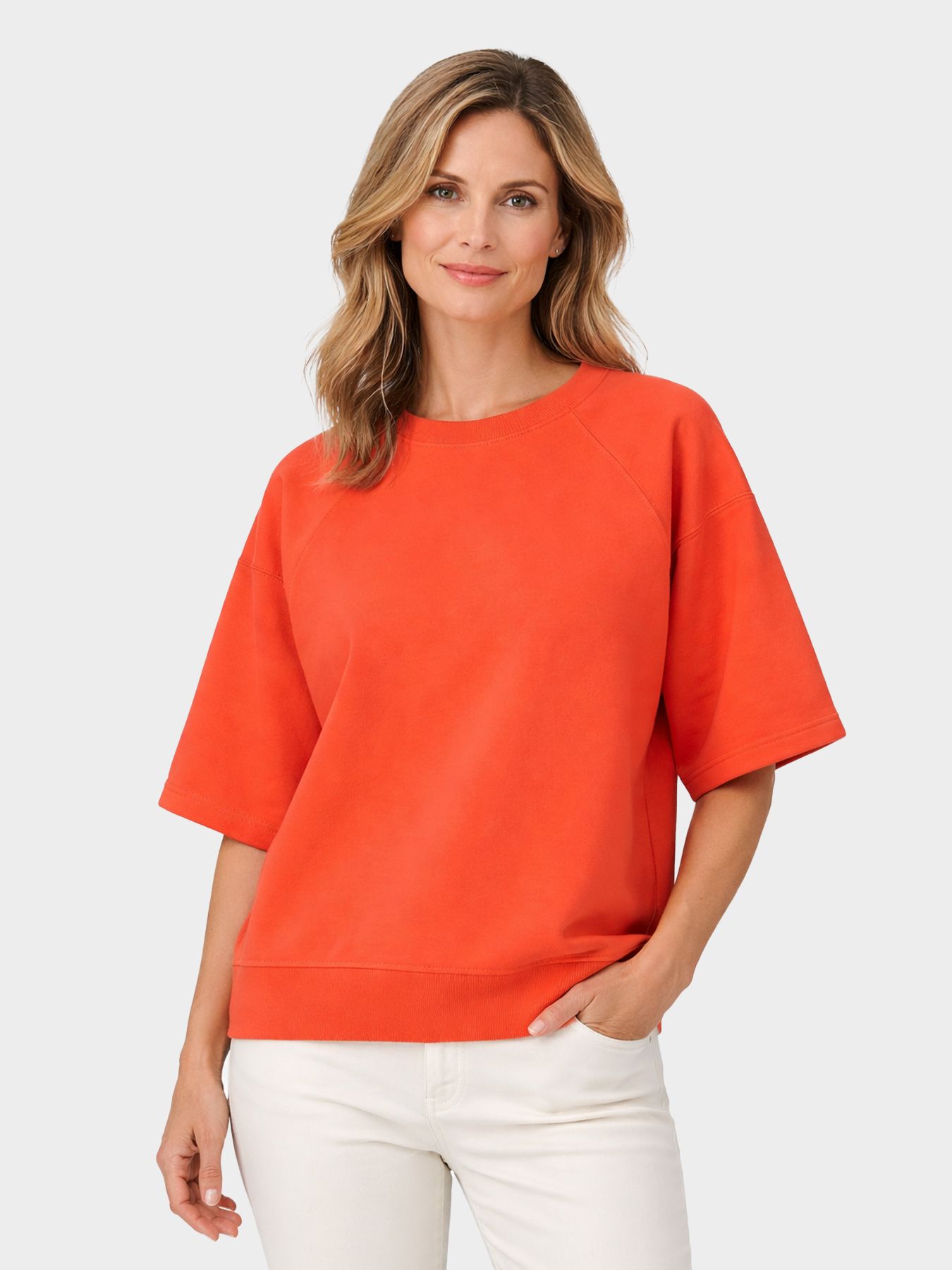 Esqualo Sweater raglan s/slve Modal 479 chili red 2900164269047