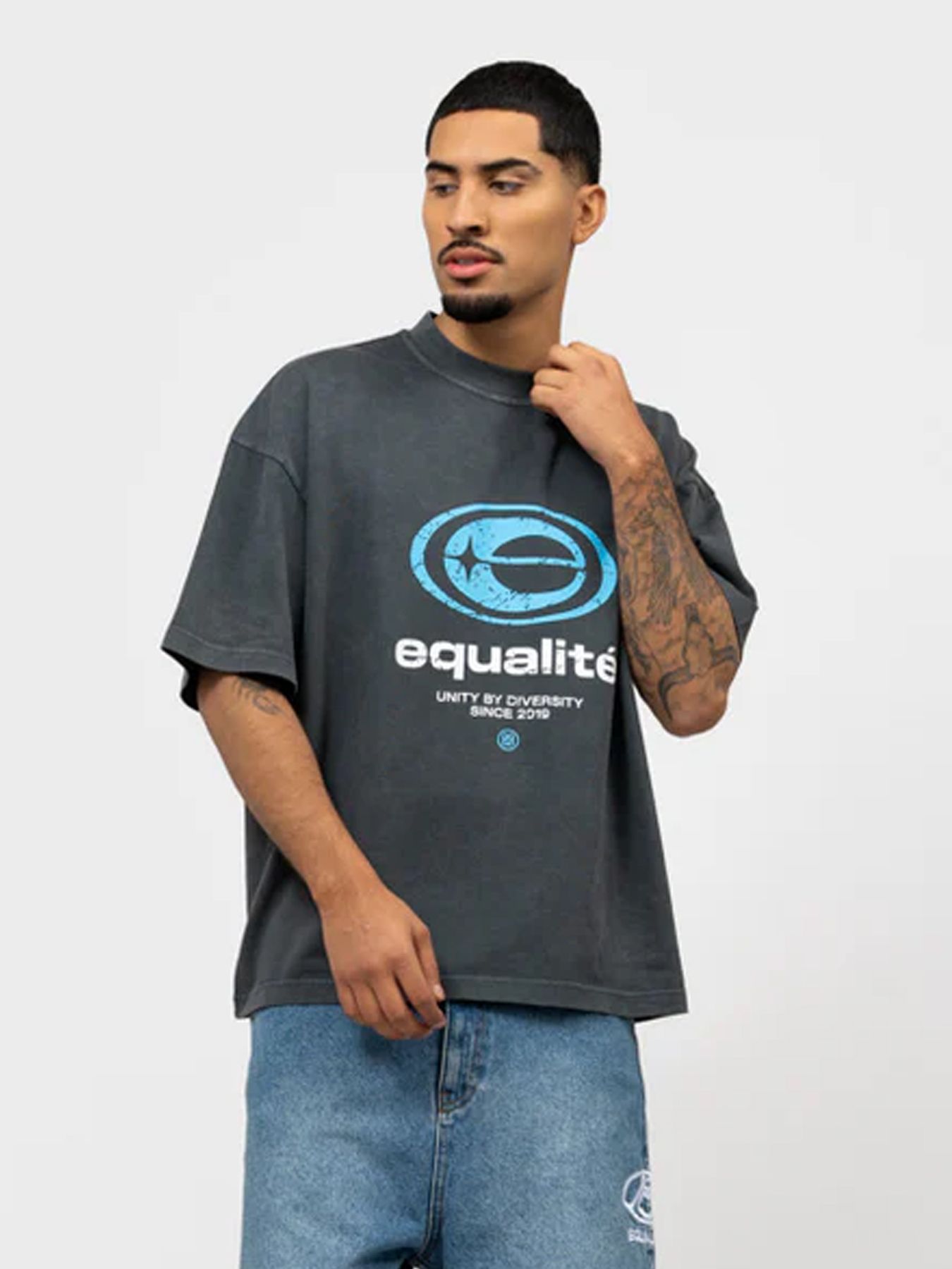  Elan boxy fit tee Grey 00117274-GREY