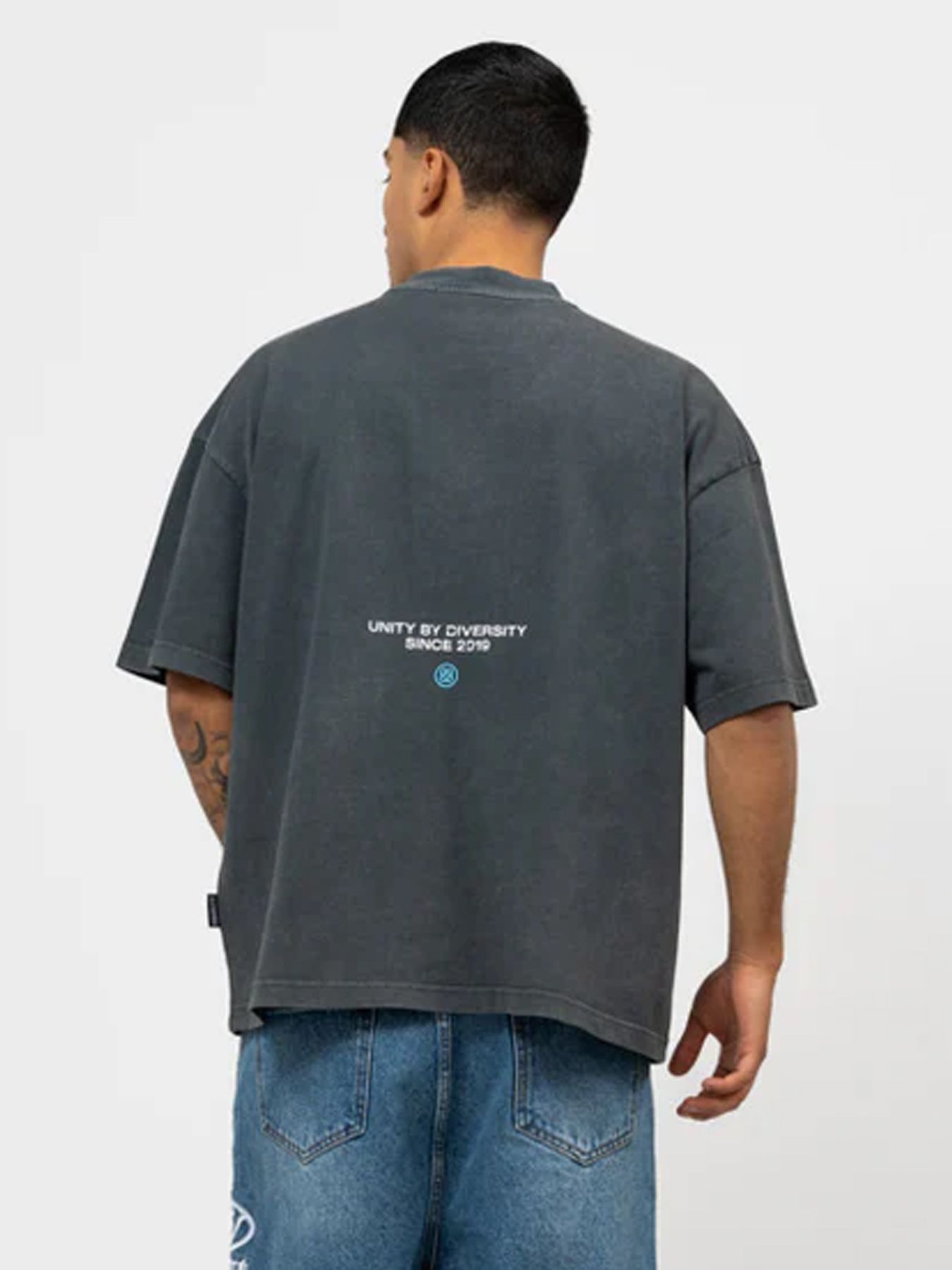  Elan boxy fit tee Grey 2900164279039