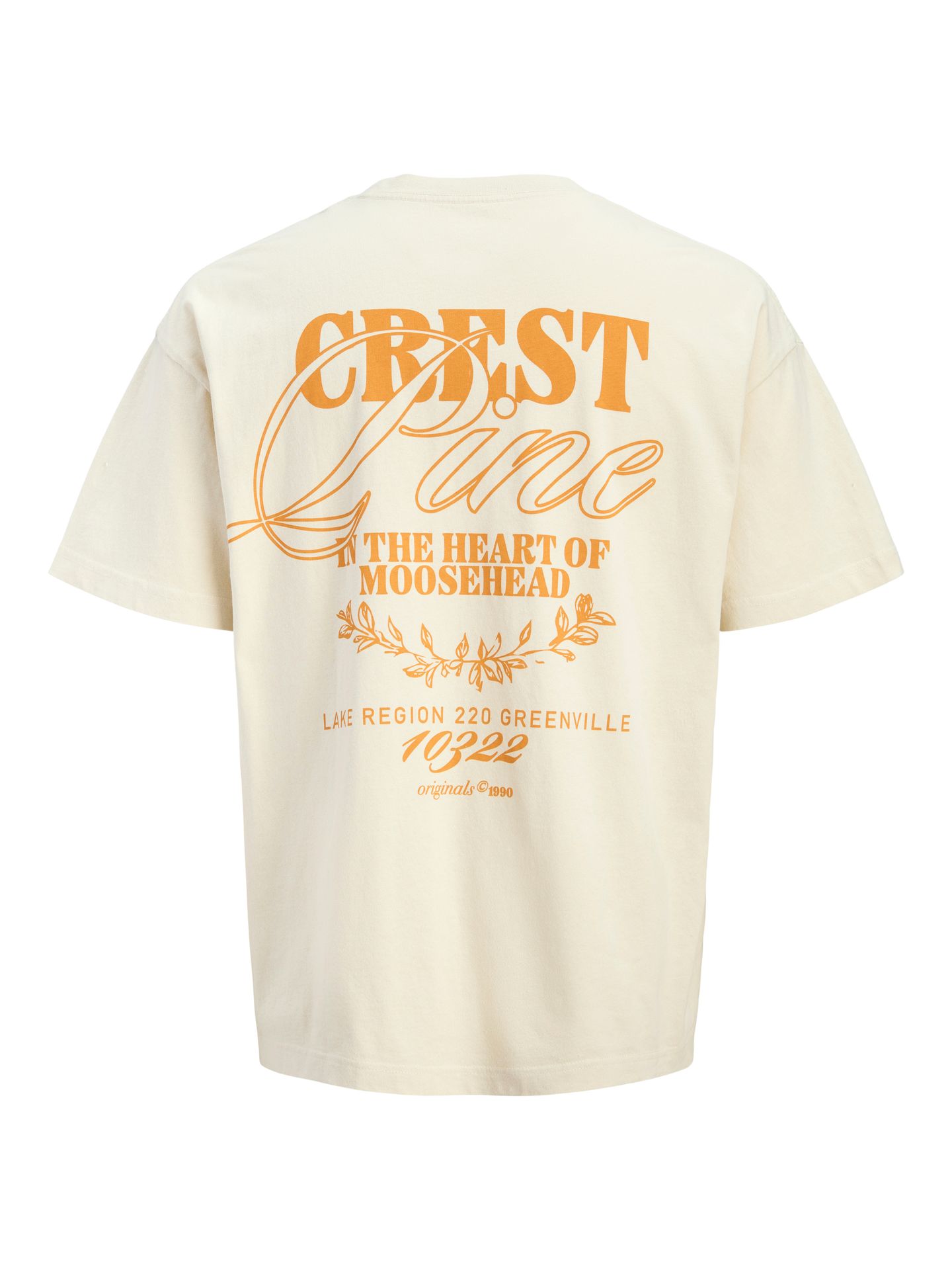 Jack & Jones JORMAINE WASHED BACK TEE SS CN JNR Antique White 2900164286037