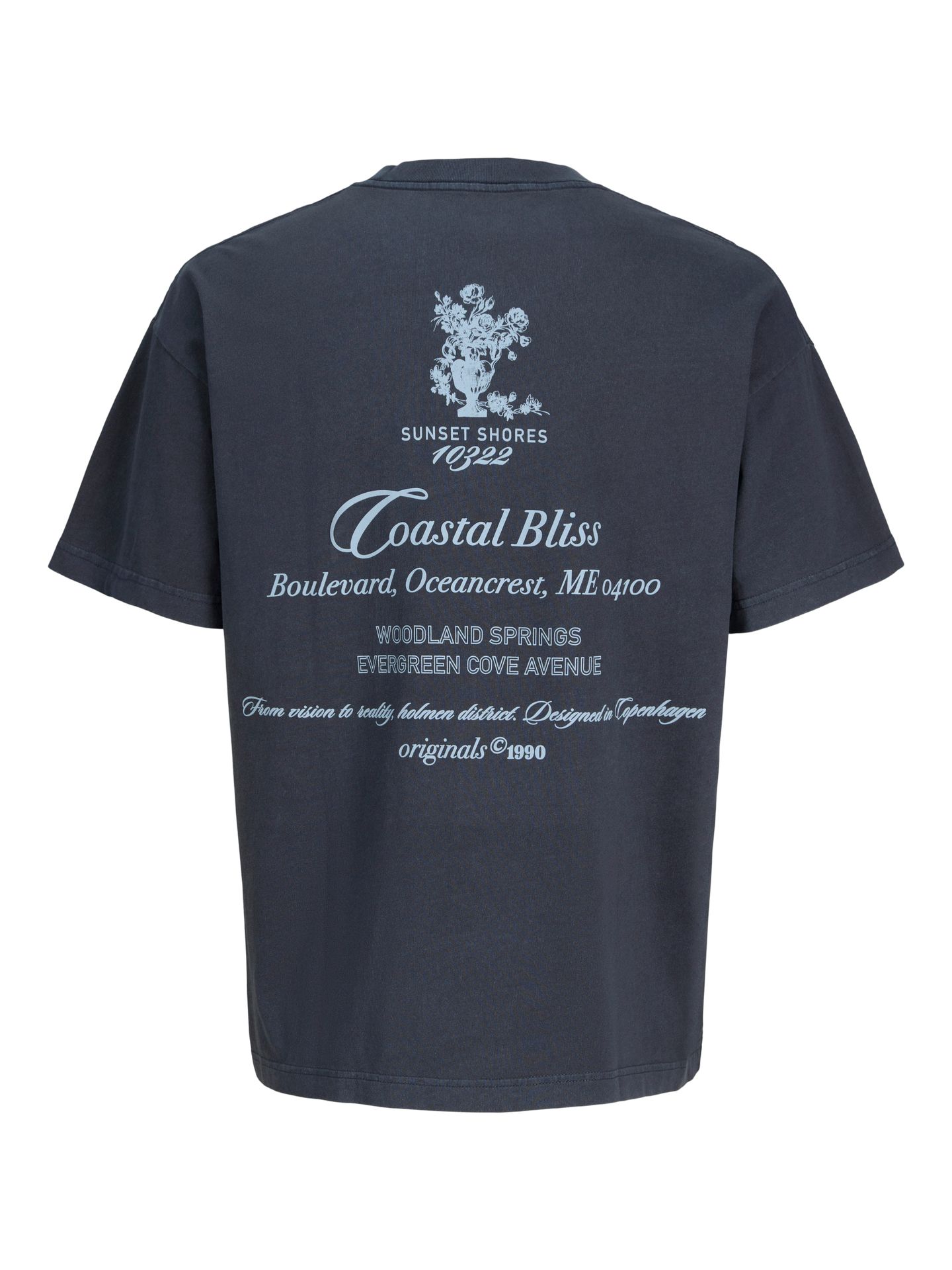 Jack & Jones JORMAINE WASHED BACK TEE SS CN JNR Odyssey Gray 2900164288048