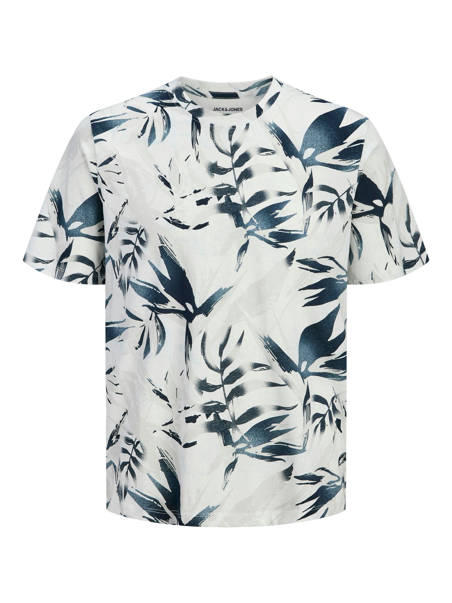 Jack & Jones JJHONOLULU AOP TEE SS CREW NECK Cloud Dancer 00117279-EKA26011400000740