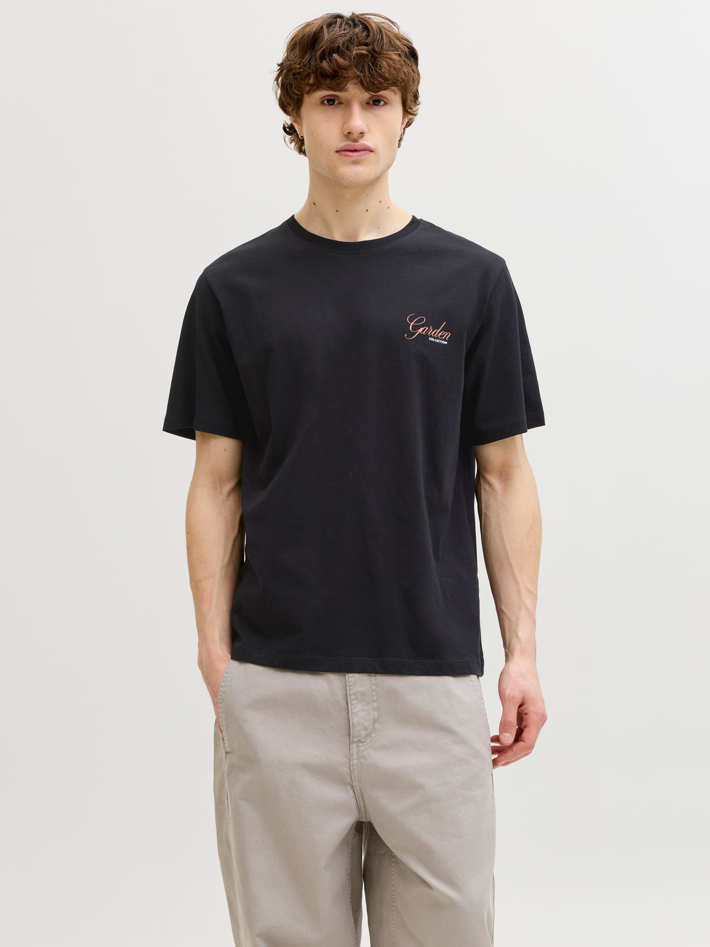 Jack & Jones JJBALI TEE SS CREW NECK Black 2900164299051