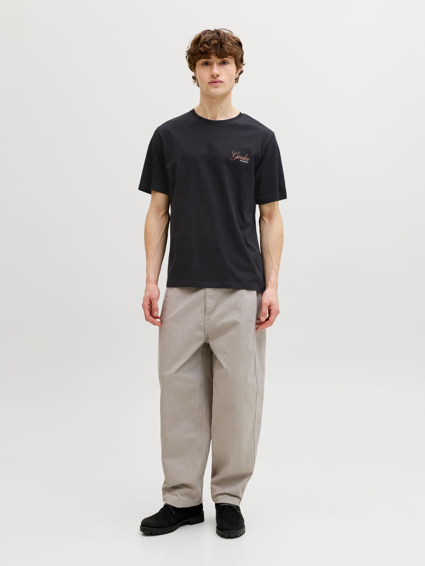 Jack & Jones JJBALI TEE SS CREW NECK Black 2900164299051