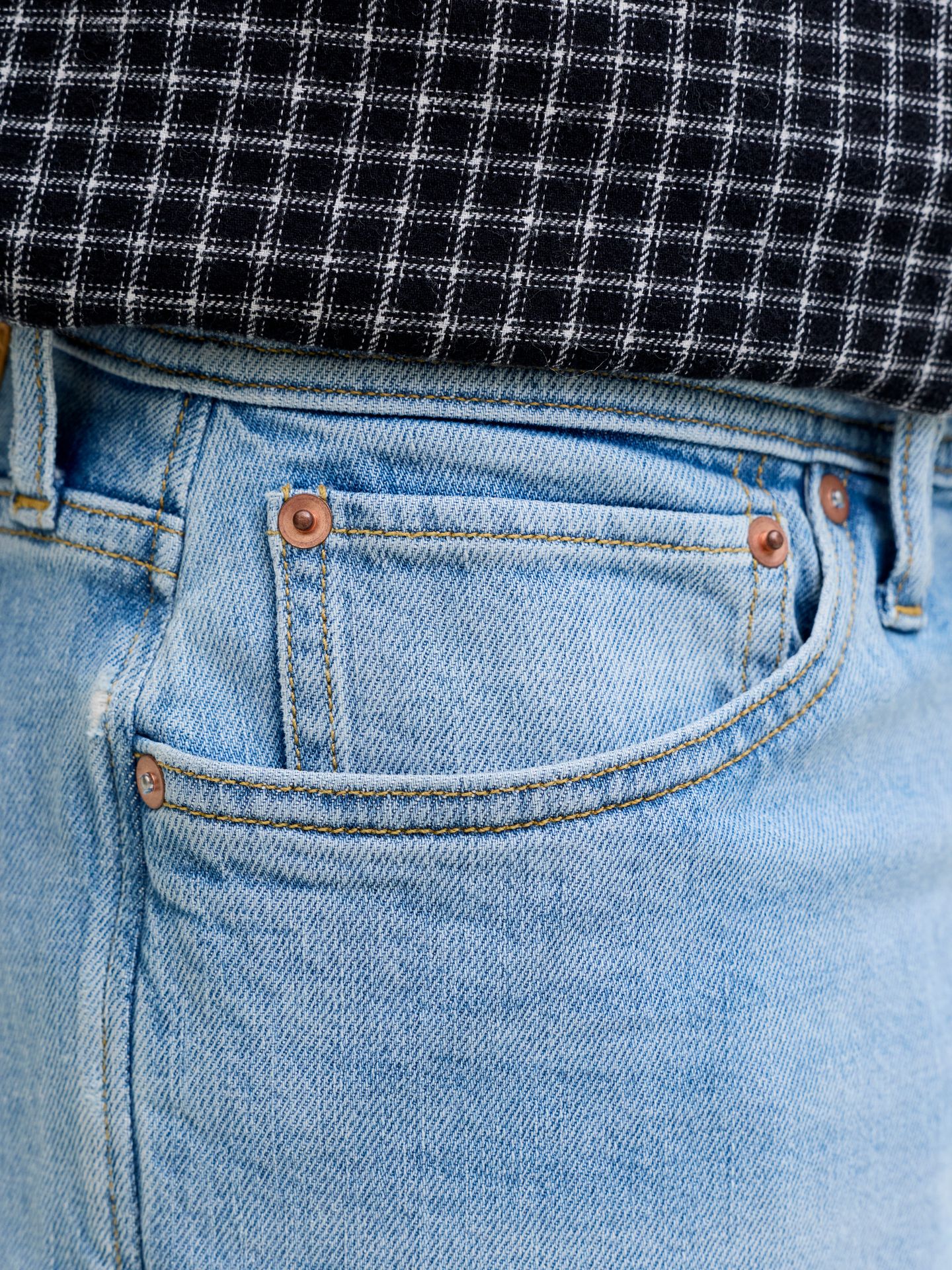 Jack & Jones JJITONY JJORIGINAL SHORTS AM 460 SN Blue Denim/MID BLUE 2900164324050